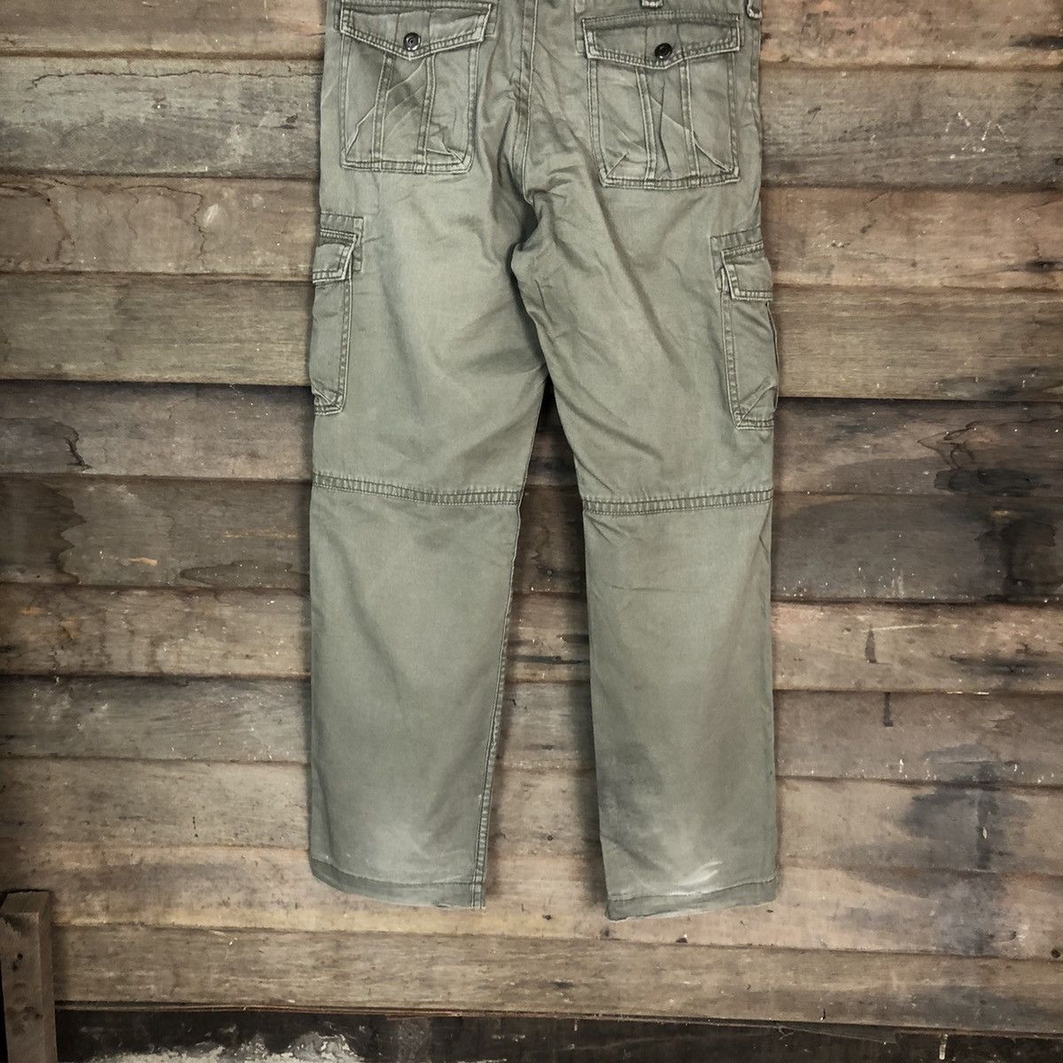 Japanese Brand DL Real Jeans Villen Cargo distressed tactical Pants #1497 Size US 32 / EU 48 - 12 Thumbnail
