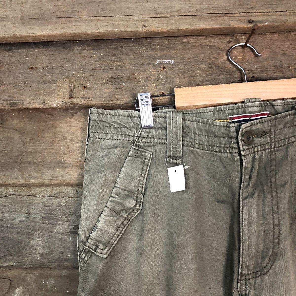 Japanese Brand DL Real Jeans Villen Cargo distressed tactical Pants #1497 Size US 32 / EU 48 - 6 Thumbnail