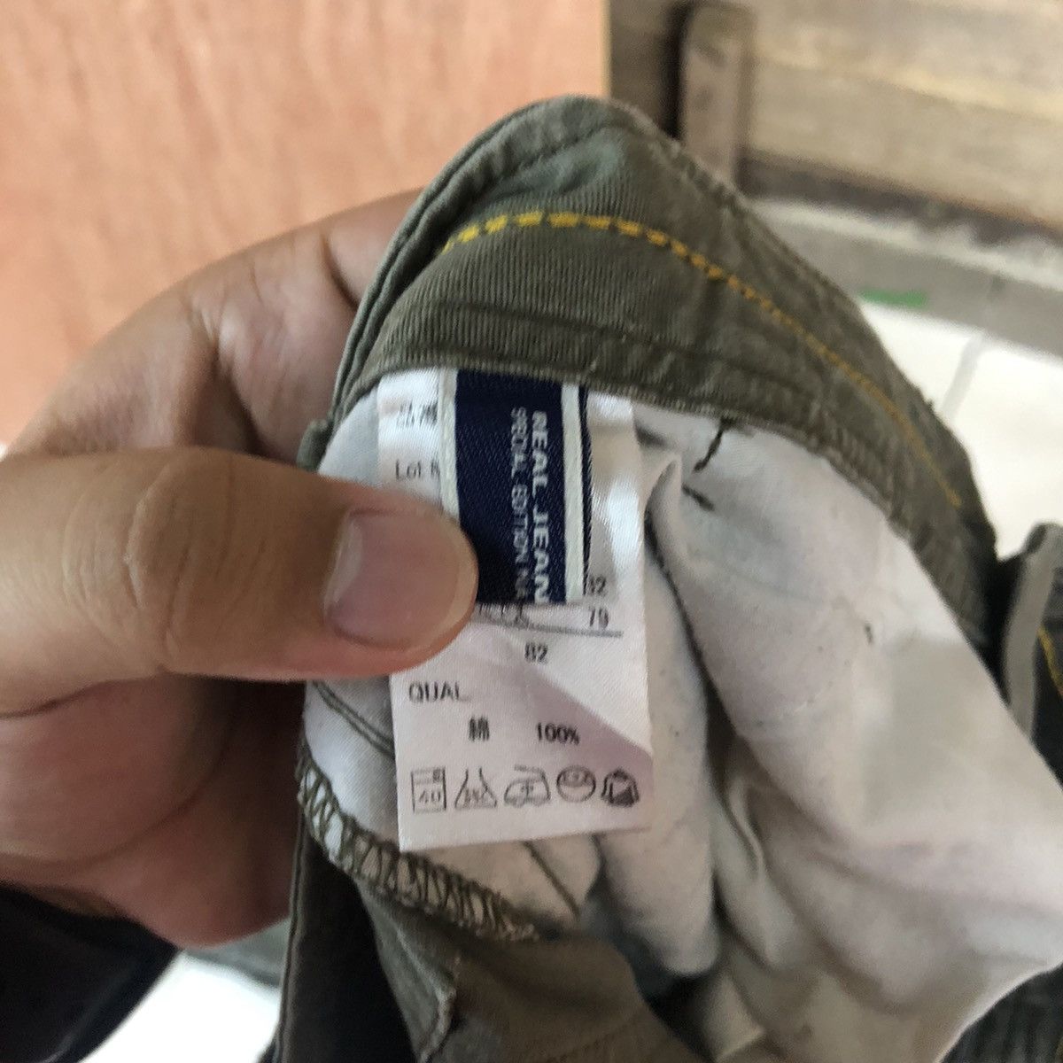 Japanese Brand DL Real Jeans Villen Cargo distressed tactical Pants #1497 Size US 32 / EU 48 - 15 Thumbnail