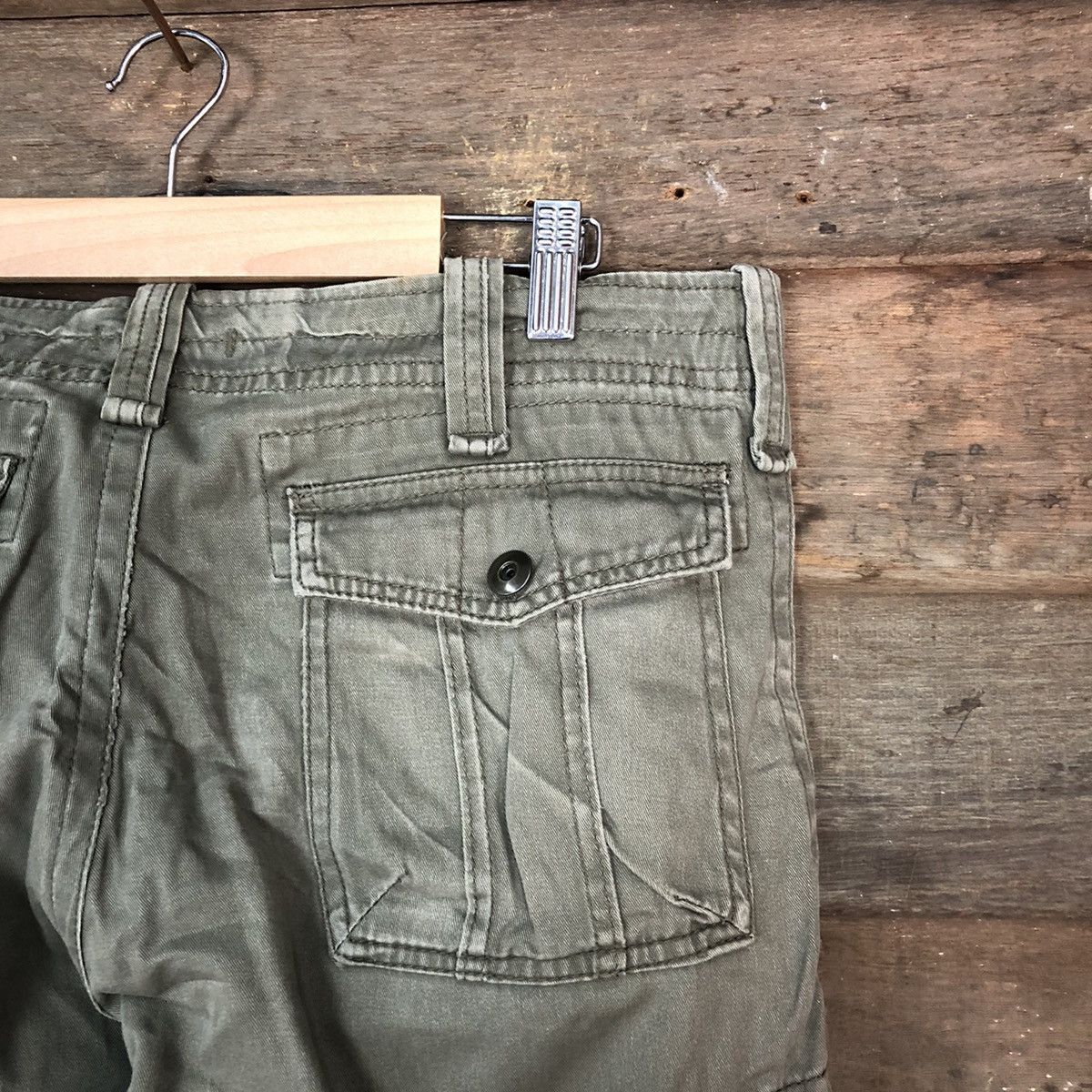Japanese Brand DL Real Jeans Villen Cargo distressed tactical Pants #1497 Size US 32 / EU 48 - 14 Thumbnail