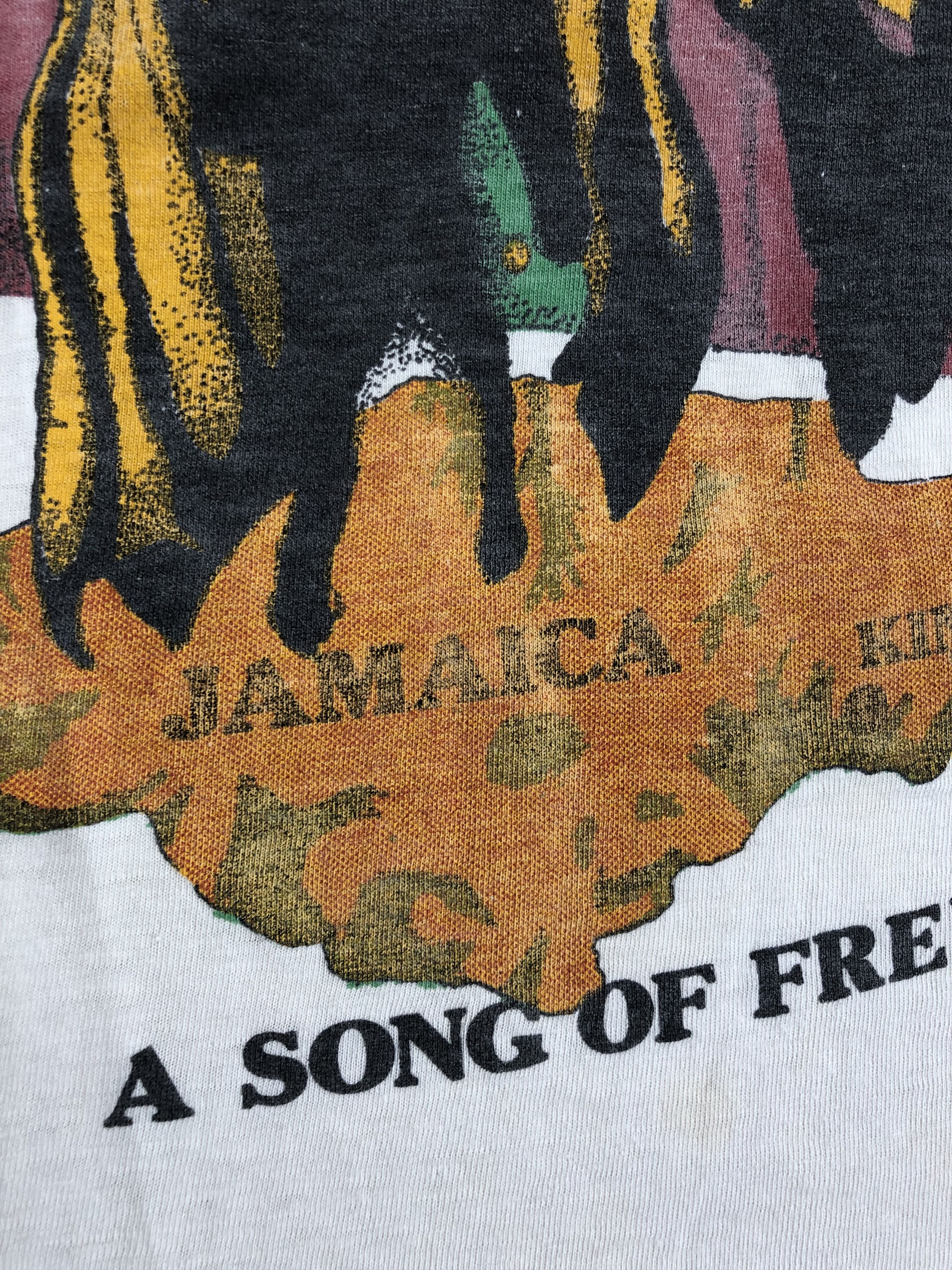 Band Tees Vintage 90s Bob Marley (Jimi Hendrix Michael Jackson) Size US L / EU 52-54 / 3 - 5 Thumbnail
