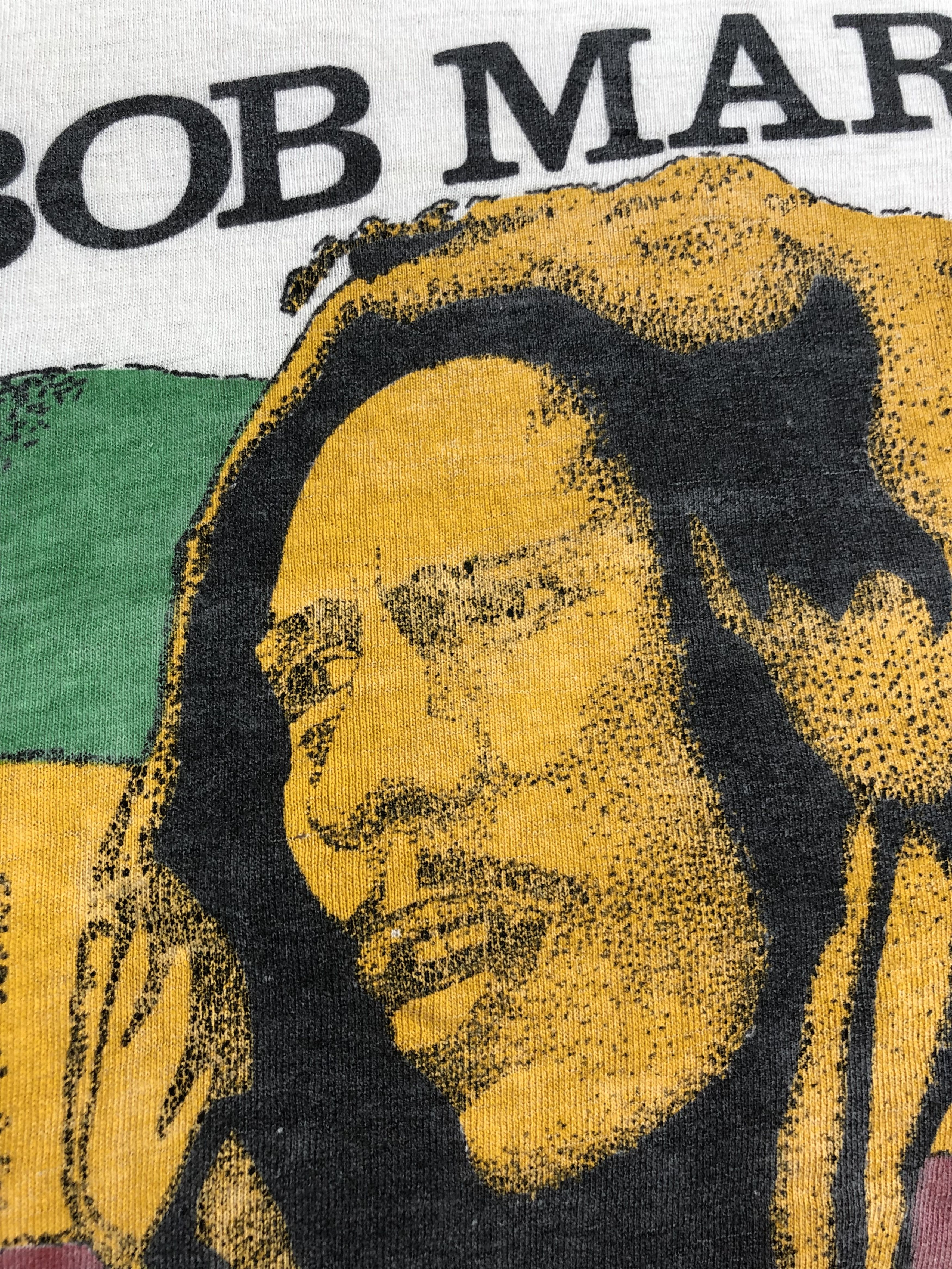 Band Tees Vintage 90s Bob Marley (Jimi Hendrix Michael Jackson) Size US L / EU 52-54 / 3 - 4 Thumbnail
