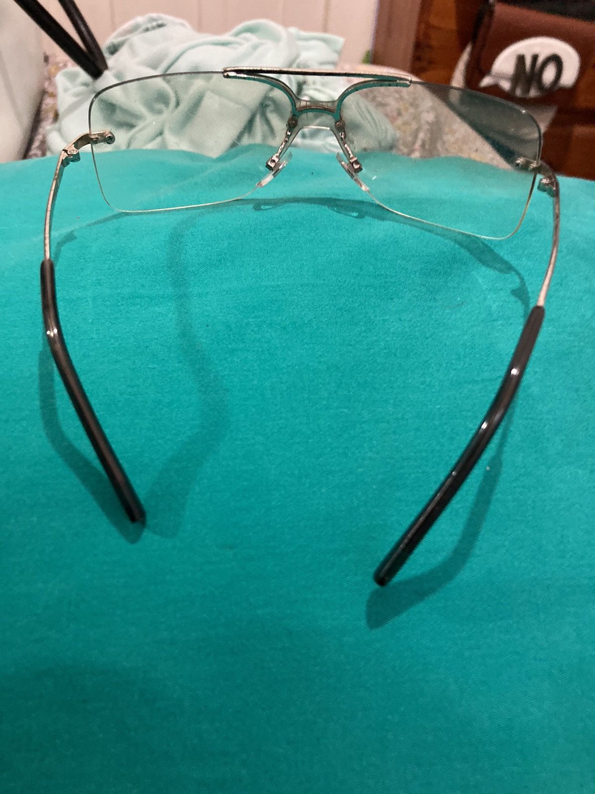 Other Clear rimless Y2K sunglasses Size ONE SIZE - 3 Thumbnail