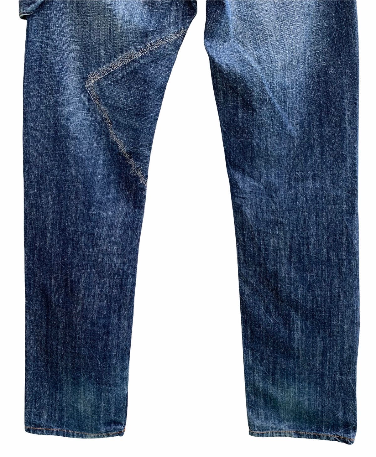 Japanese Brand Japanese Brand Distressed Denim Jeans Size US 33 - 5 Thumbnail