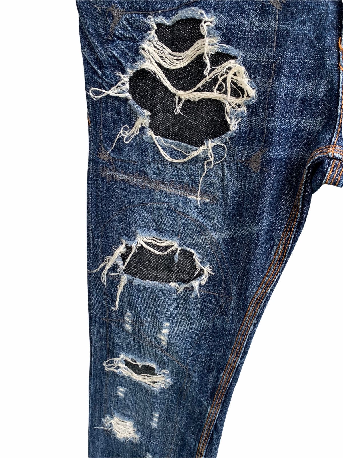Japanese Brand Japanese Brand Distressed Denim Jeans Size US 33 - 10 Thumbnail
