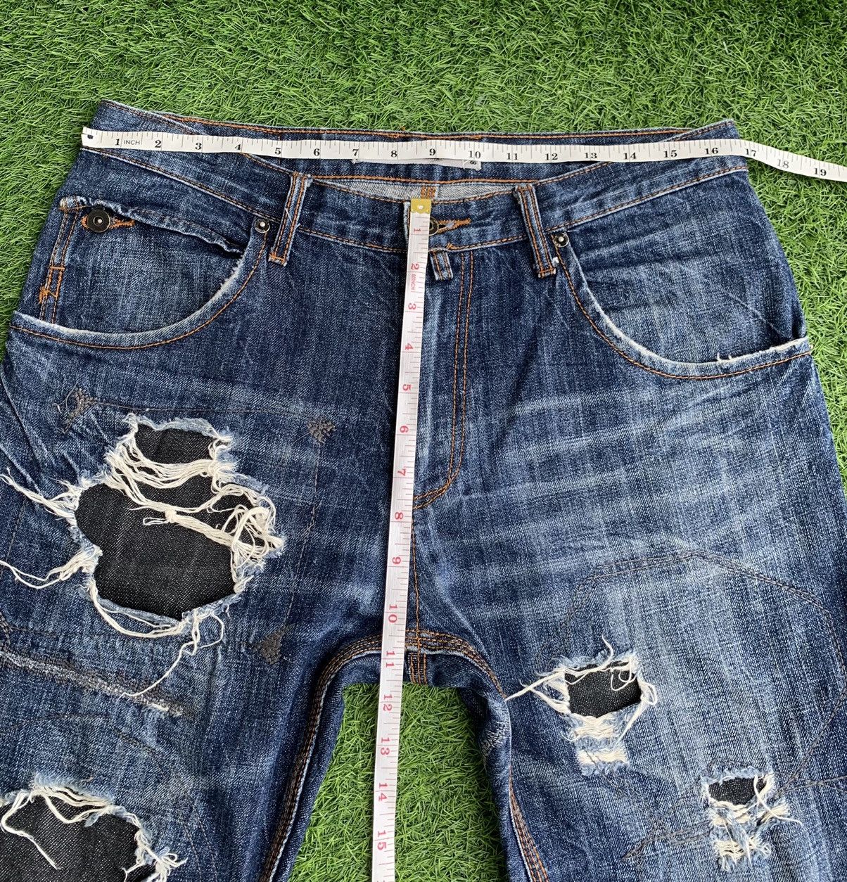 Japanese Brand Japanese Brand Distressed Denim Jeans Size US 33 - 15 Thumbnail