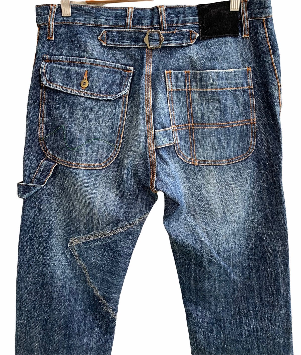 Japanese Brand Japanese Brand Distressed Denim Jeans Size US 33 - 6 Thumbnail