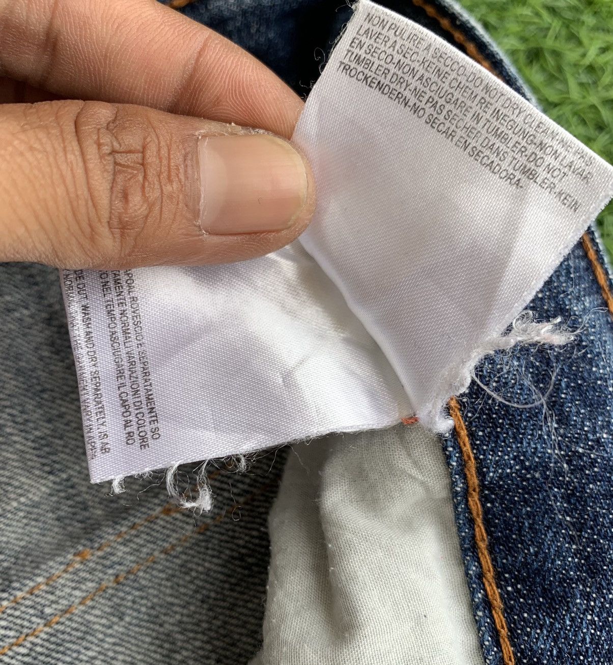 Japanese Brand Japanese Brand Distressed Denim Jeans Size US 33 - 12 Thumbnail
