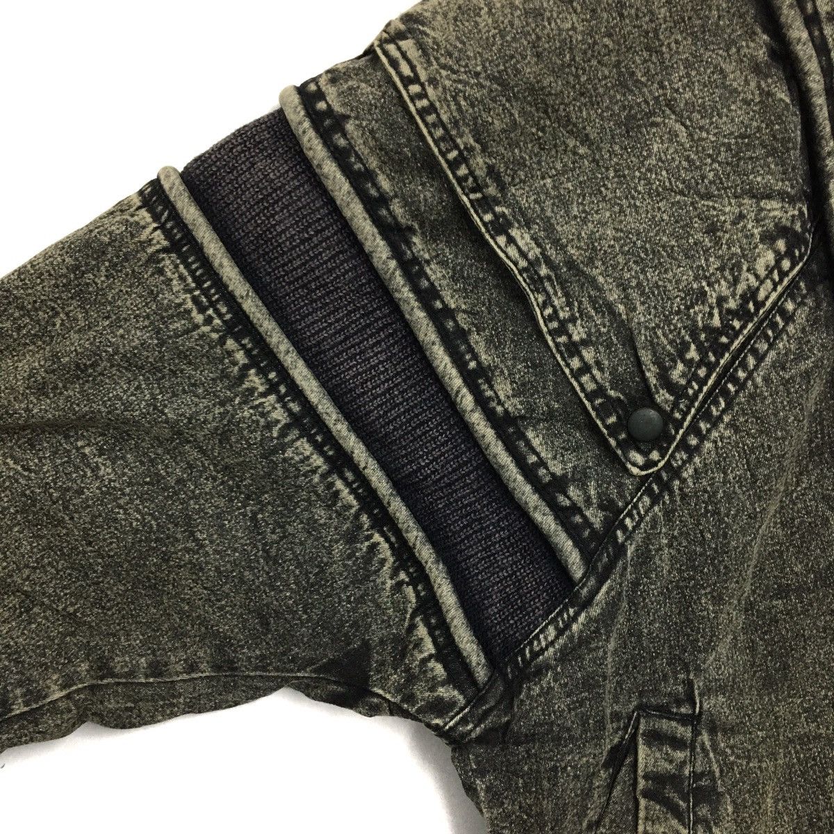 Vintage Vintage Motorcycle Denim Jacket Zip Up Size L Size US L / EU 52-54 / 3 - 3 Thumbnail