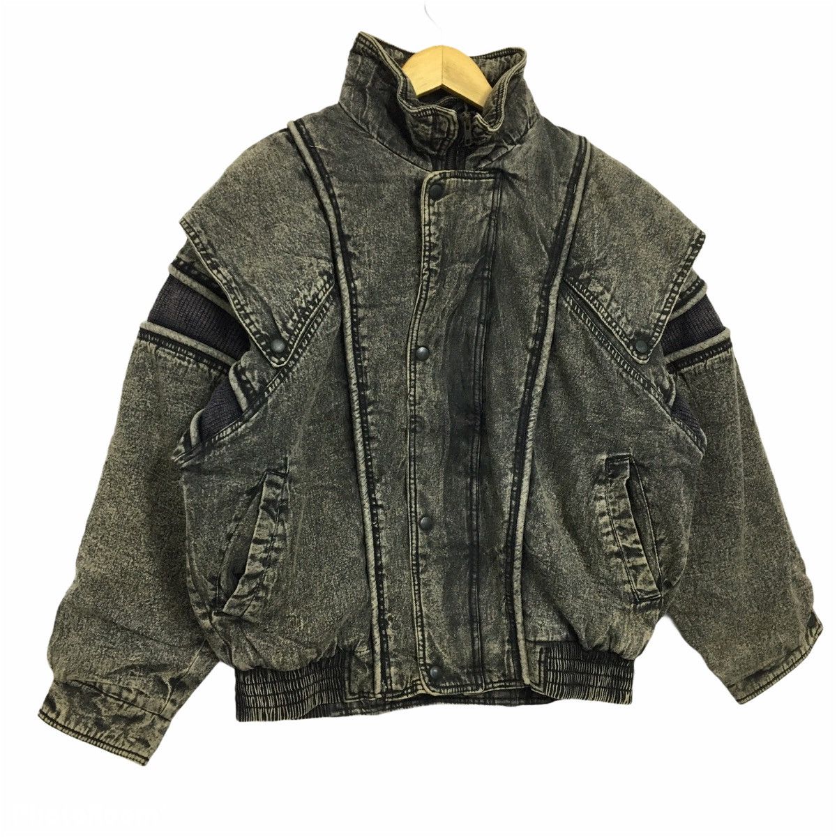 Vintage Vintage Motorcycle Denim Jacket Zip Up Size L Size US L / EU 52-54 / 3 - 4 Thumbnail