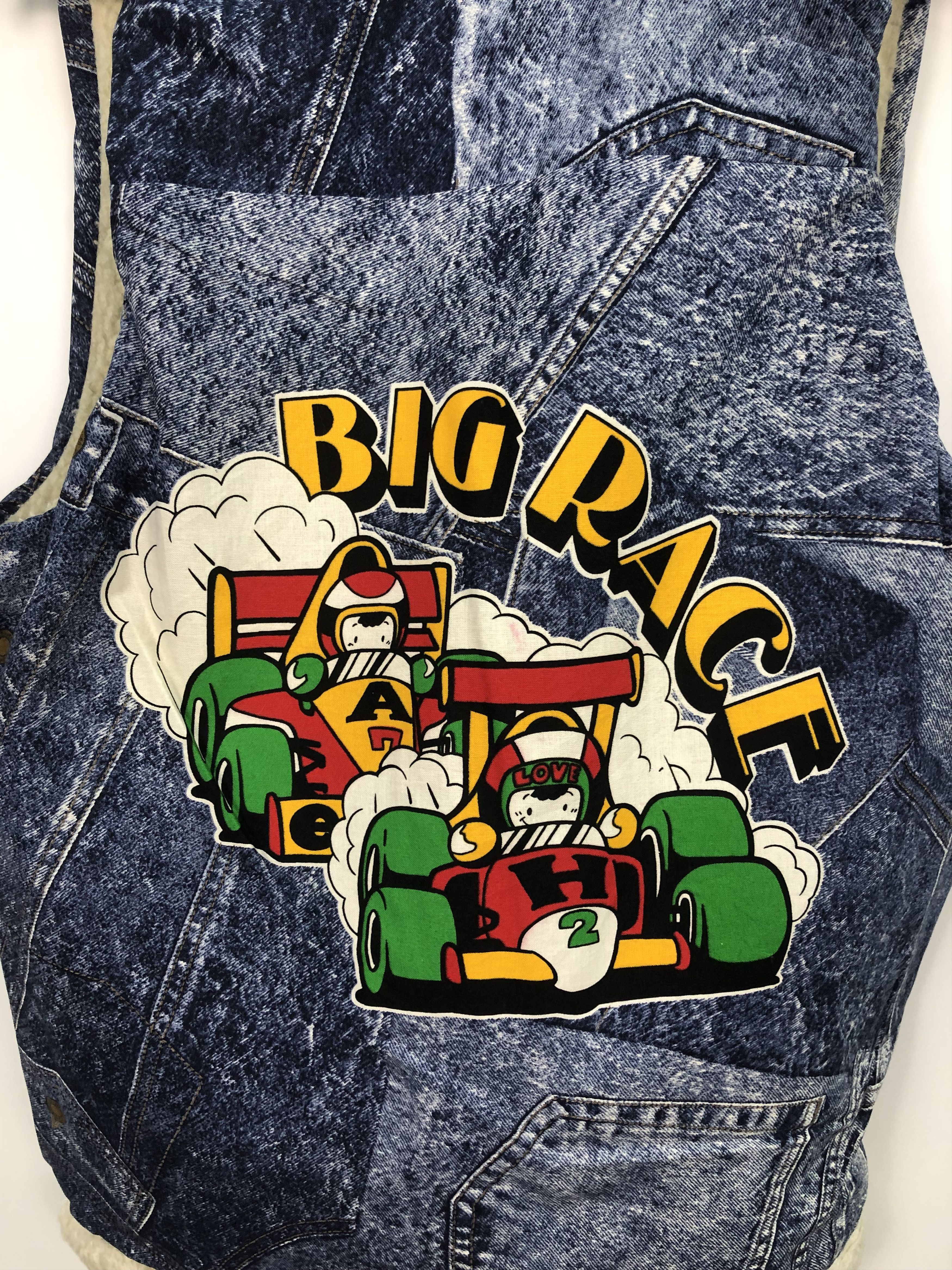 Japanese Brand Vintage Japanese Sheepskin Vest Denim J0229 Size 36R - 6 Thumbnail