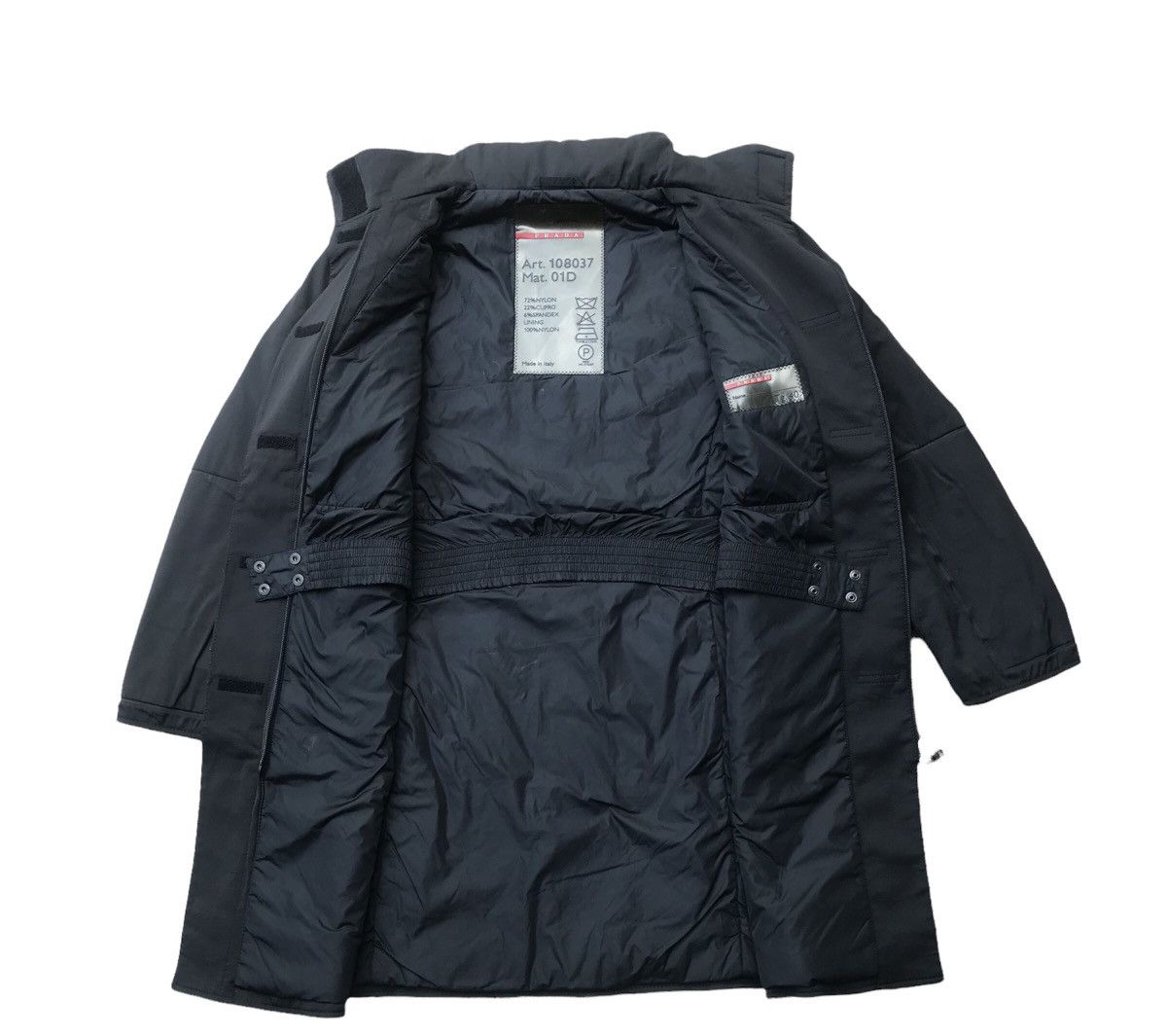 Prada Vintage 90’s Prada Sport Paded Long Jacket Size US M / EU 48-50 / 2 - 10 Thumbnail