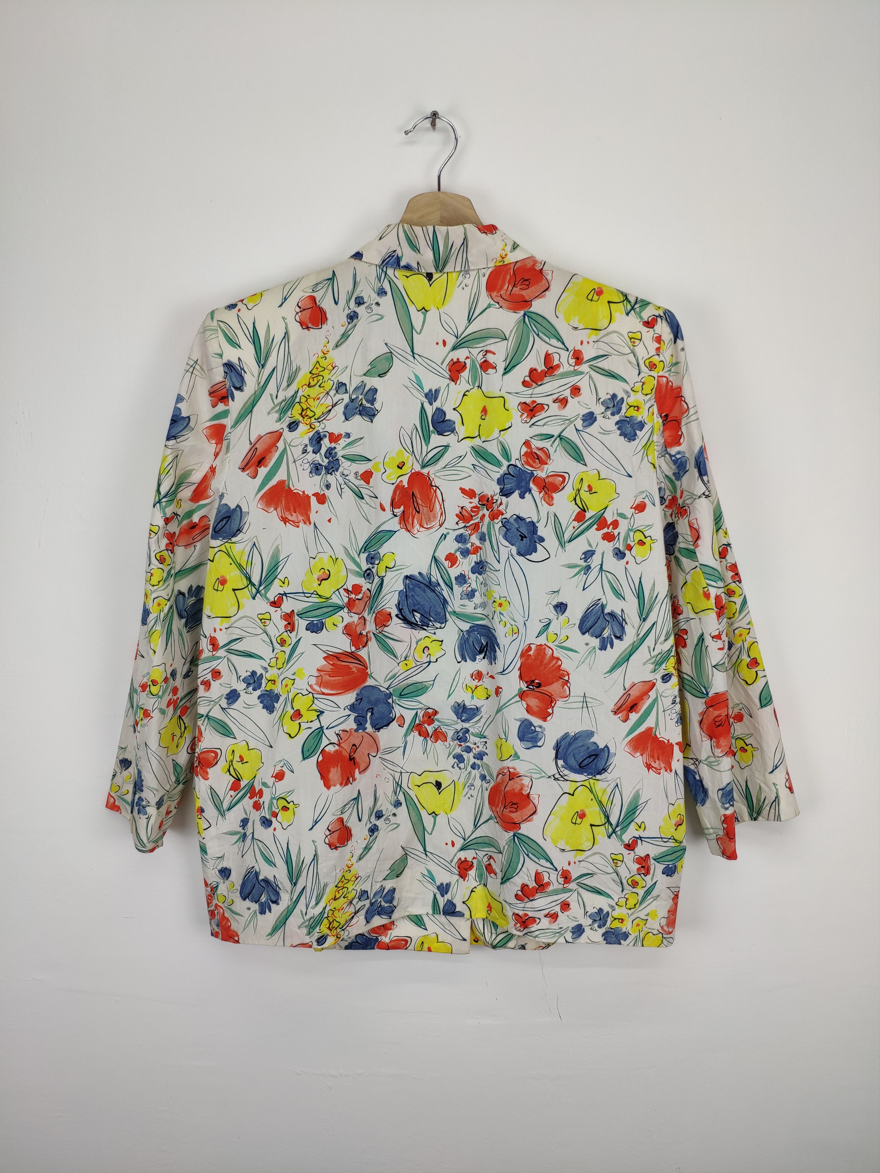 Japanese Brand Harajuku Japanese Brand Blazer Jacket All Over Print Size M / US 6-8 / IT 42-44 - 18 Thumbnail