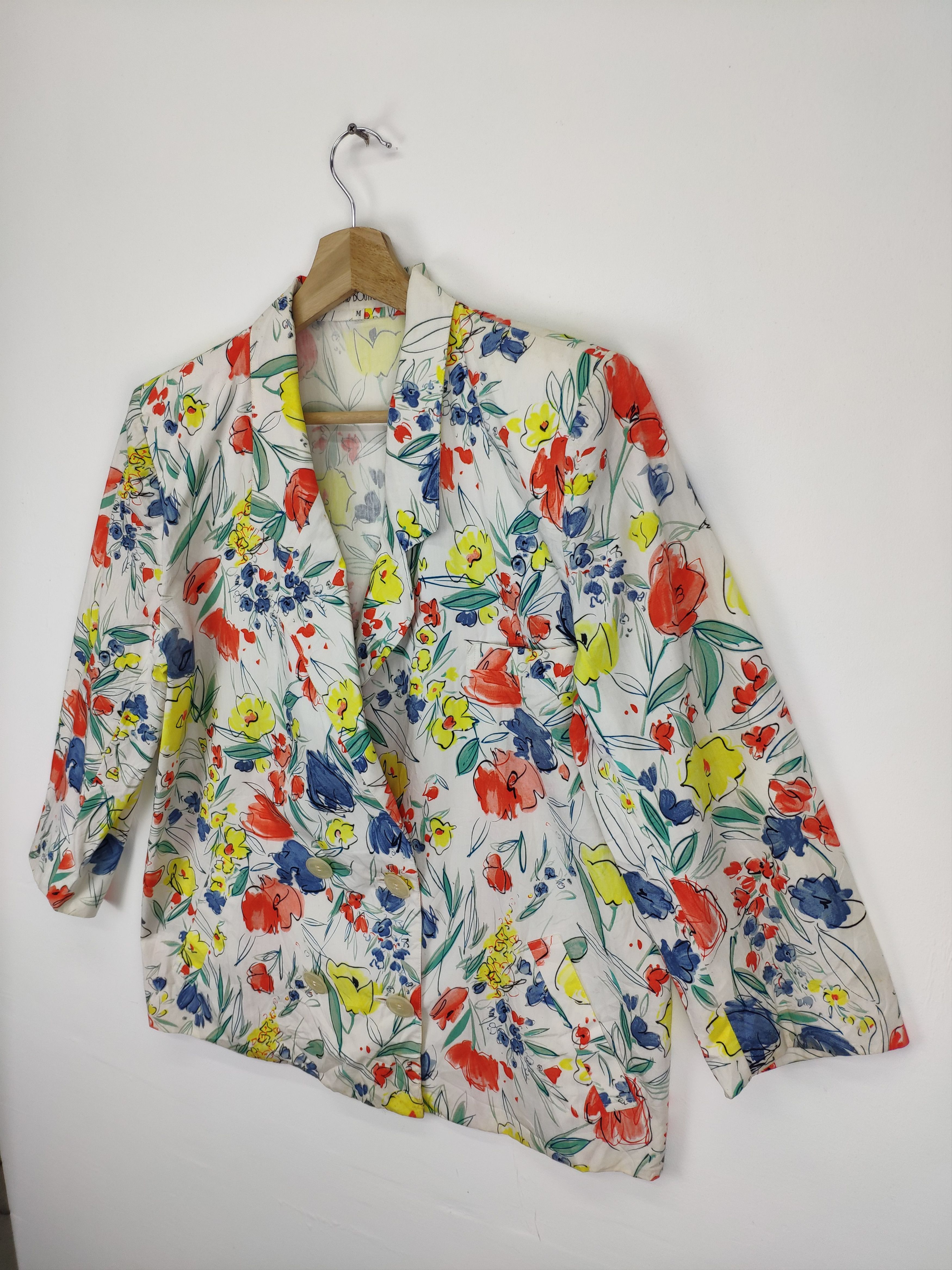 Japanese Brand Harajuku Japanese Brand Blazer Jacket All Over Print Size M / US 6-8 / IT 42-44 - 2 Thumbnail