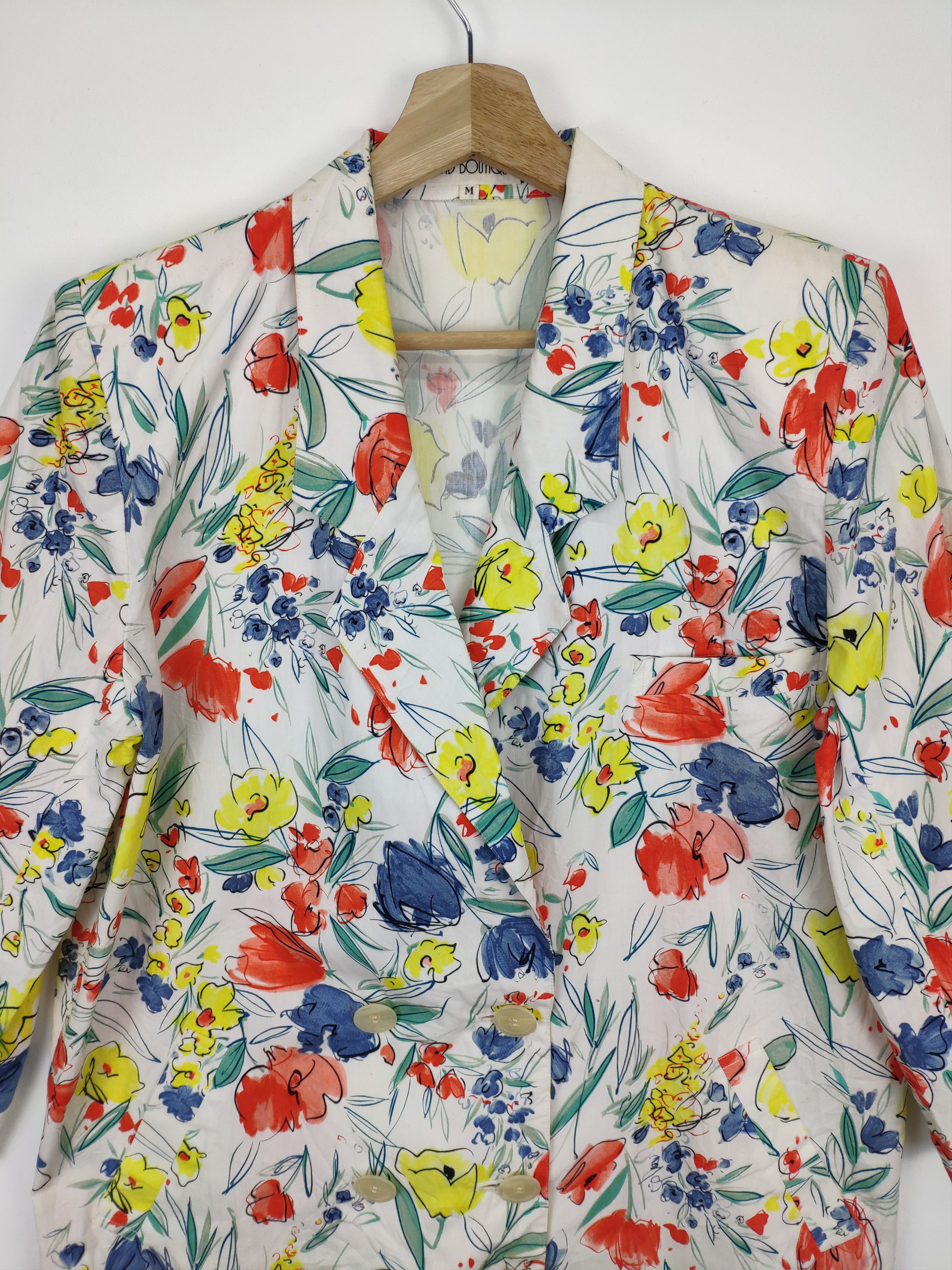 Japanese Brand Harajuku Japanese Brand Blazer Jacket All Over Print Size M / US 6-8 / IT 42-44 - 11 Thumbnail
