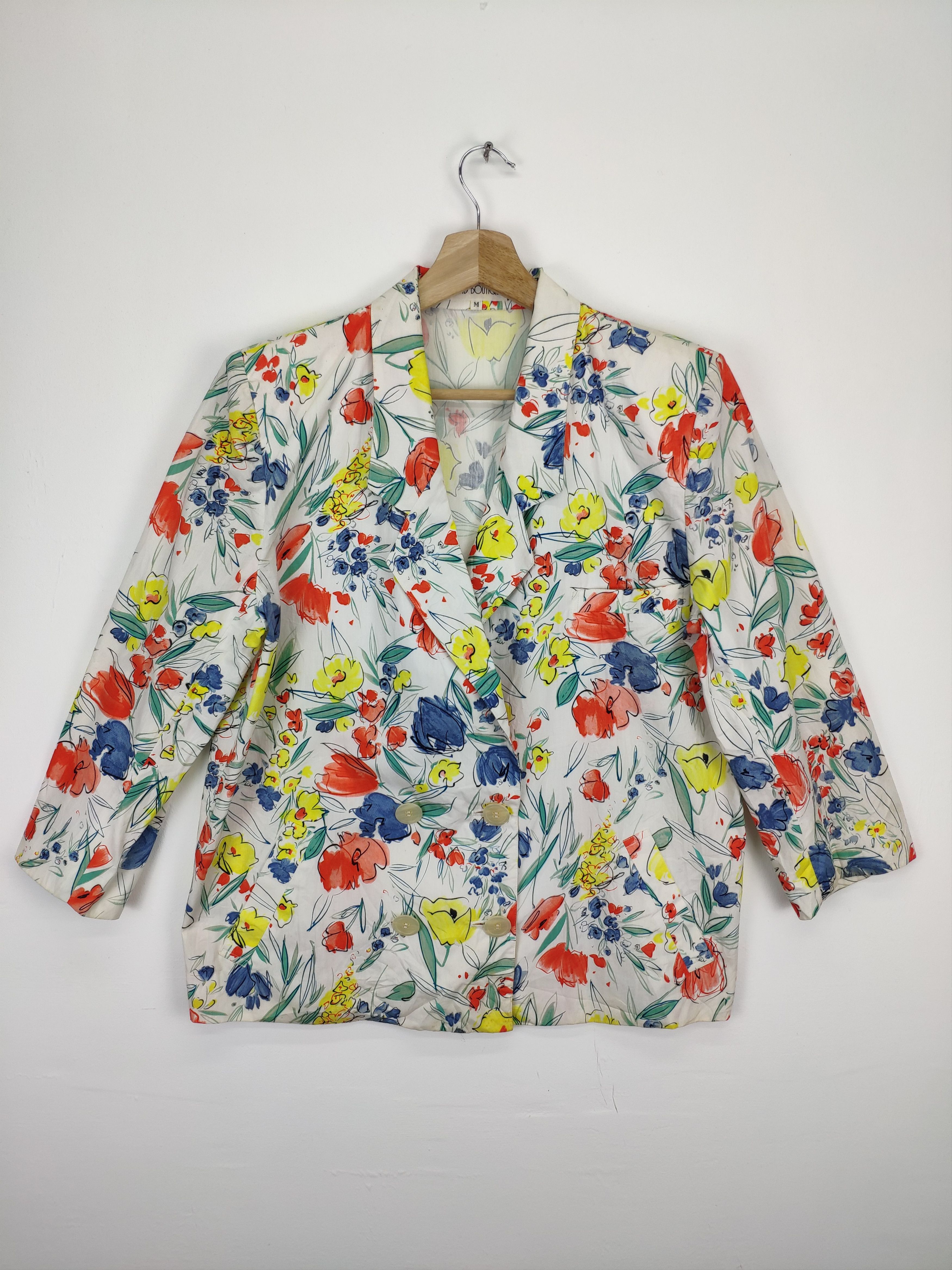 Japanese Brand Harajuku Japanese Brand Blazer Jacket All Over Print Size M / US 6-8 / IT 42-44 - 1 Thumbnail