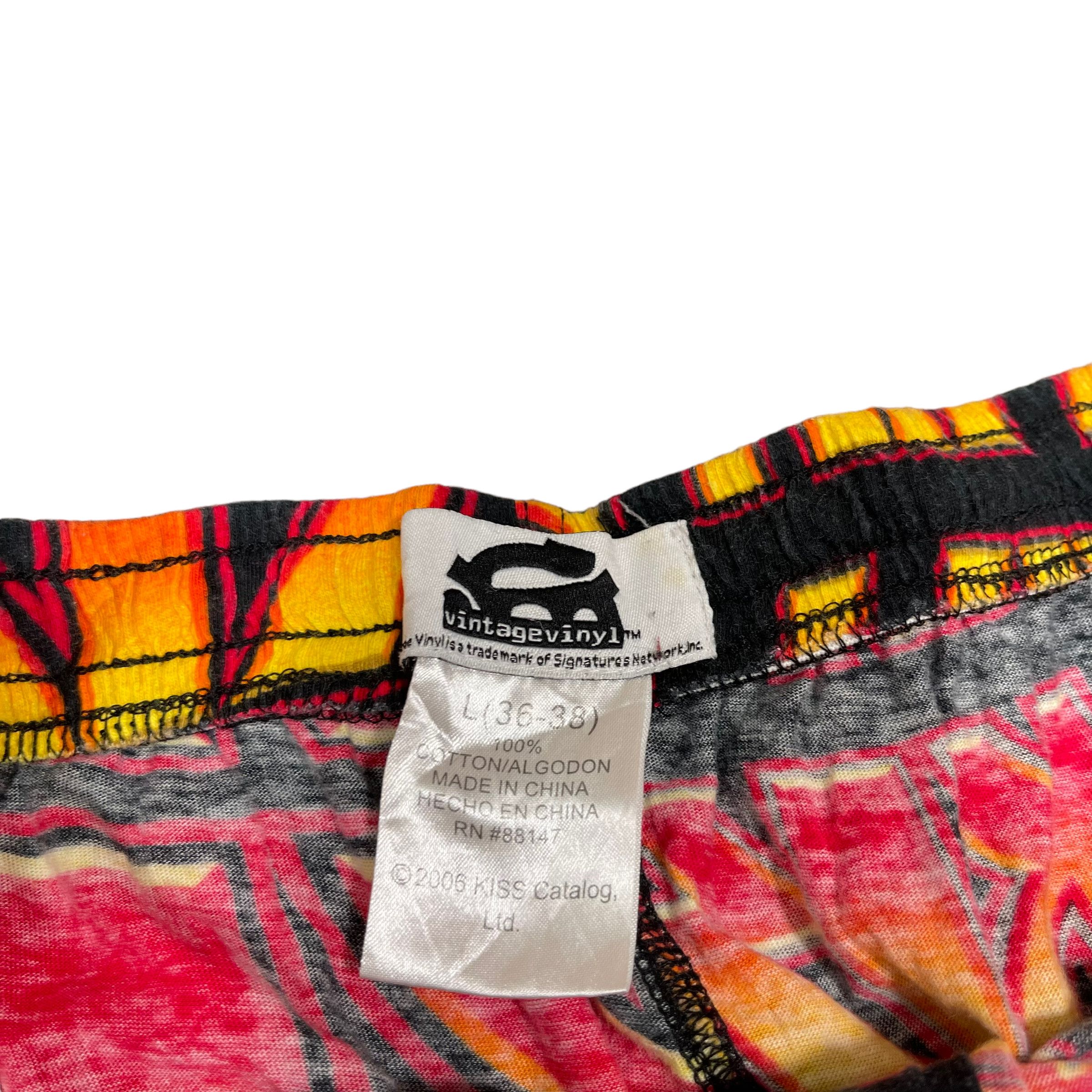 Band Tees × KISS × Seditionaries Kiss Rock Band Flame Full Print Baggy Pants Size US 33 - 6 Thumbnail