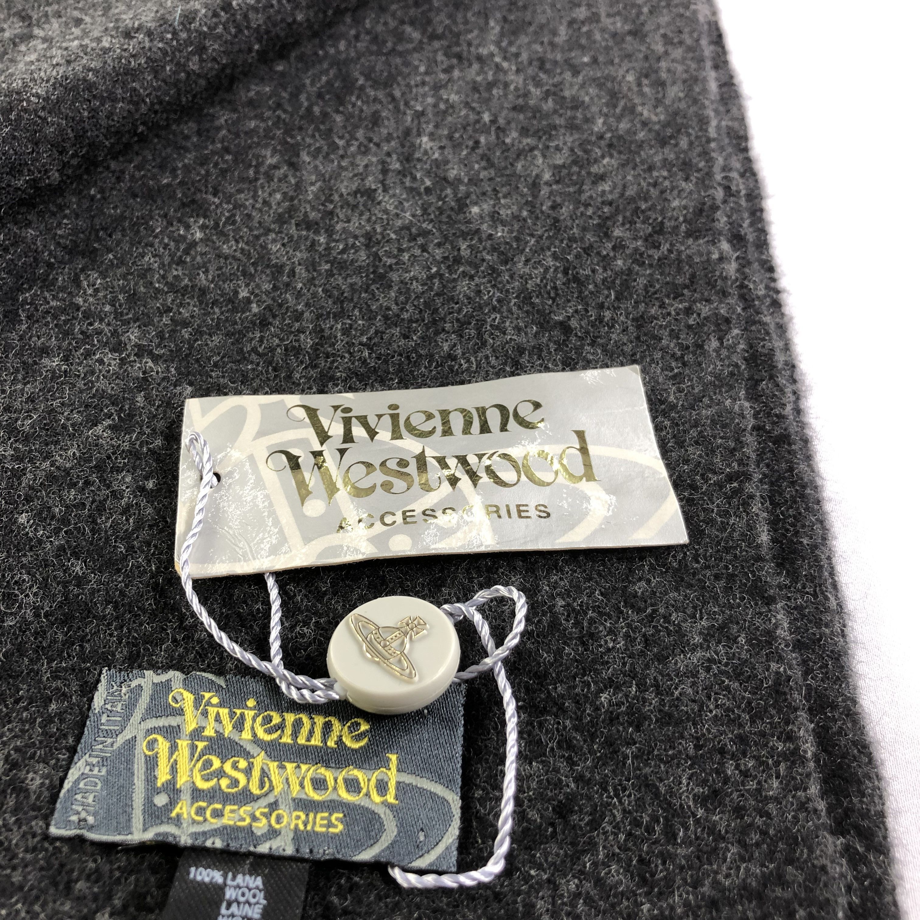 Vivienne Westwood Vivienne Westwood Plain Wool Scarf Muffler V1436 Size ONE SIZE - 8 Thumbnail