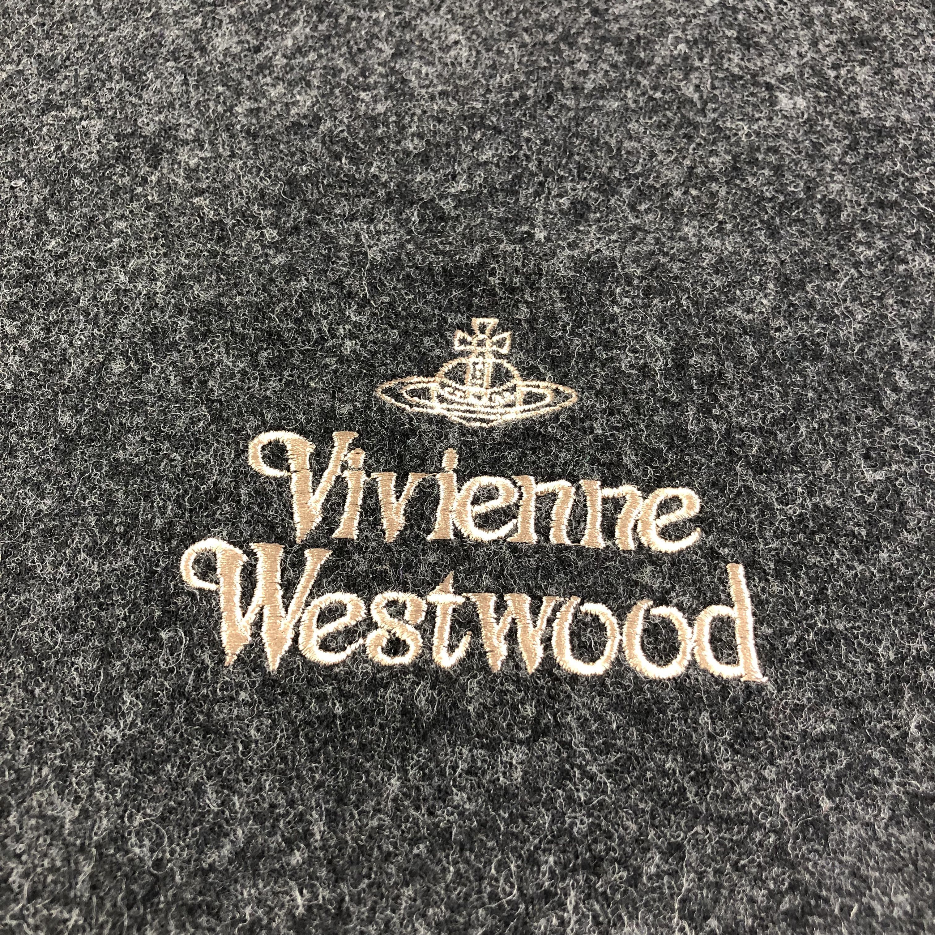 Vivienne Westwood Vivienne Westwood Plain Wool Scarf Muffler V1436 Size ONE SIZE - 4 Thumbnail