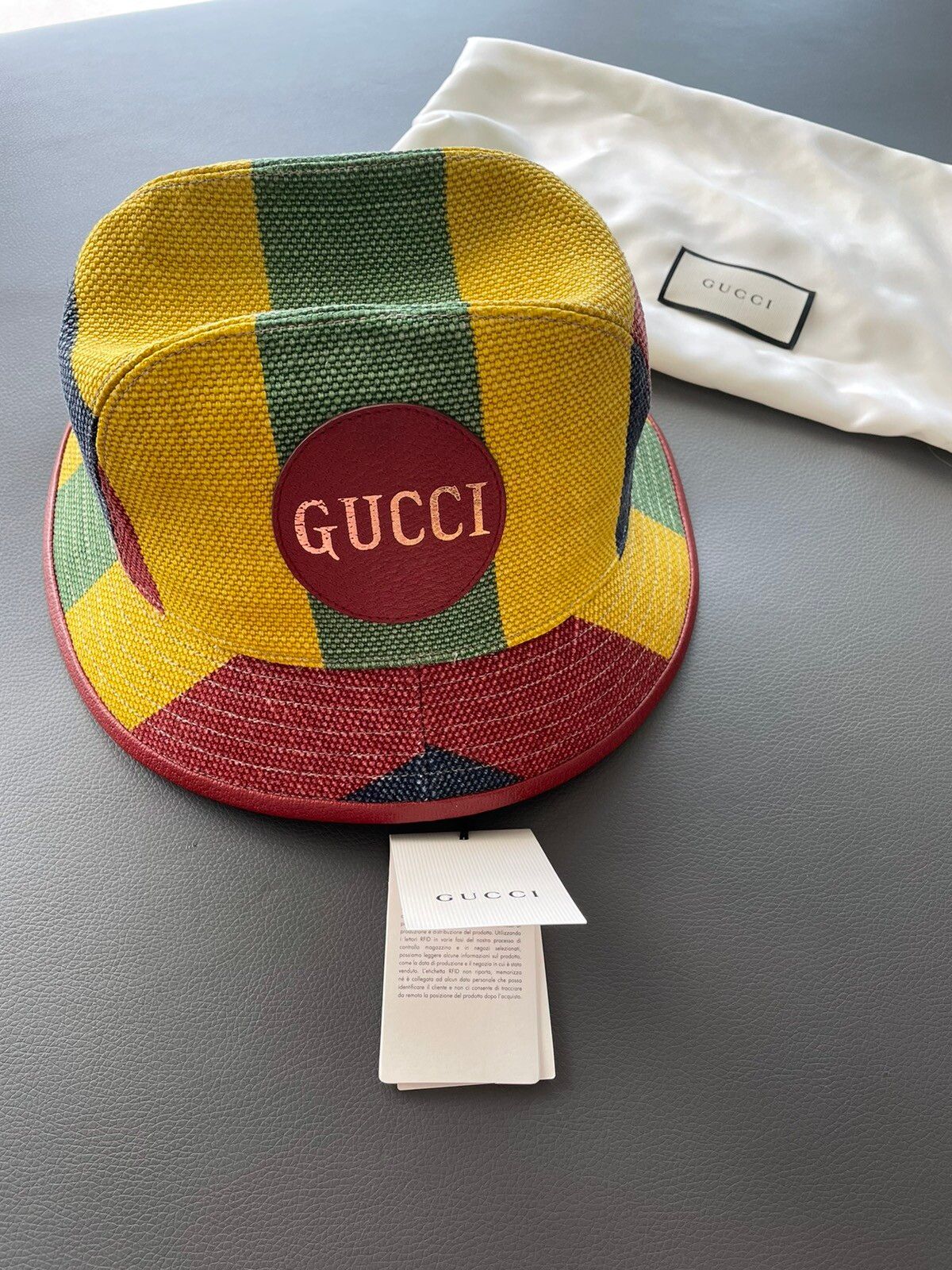 Gucci Brand New Super Runway Limited Edition Rare Gucci Logo Hat Size ONE SIZE - 8 Thumbnail