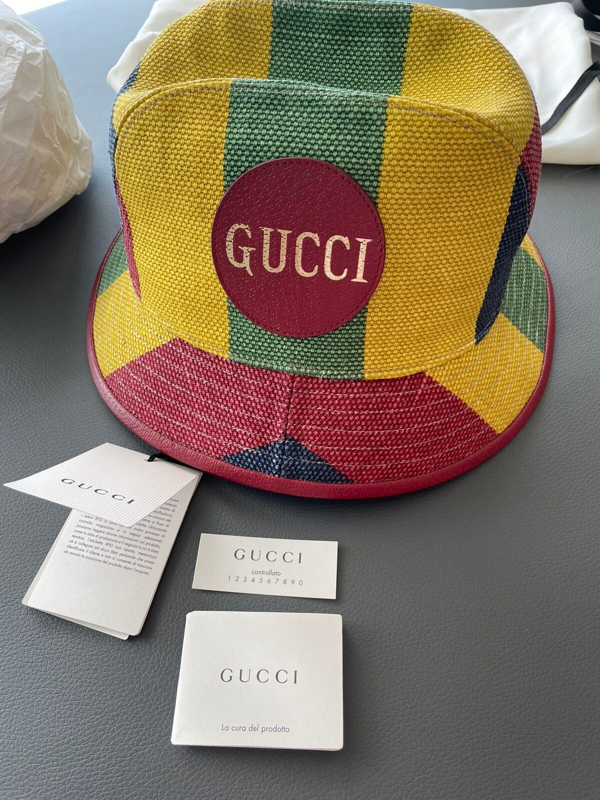 Gucci Brand New Super Runway Limited Edition Rare Gucci Logo Hat Size ONE SIZE - 2 Preview