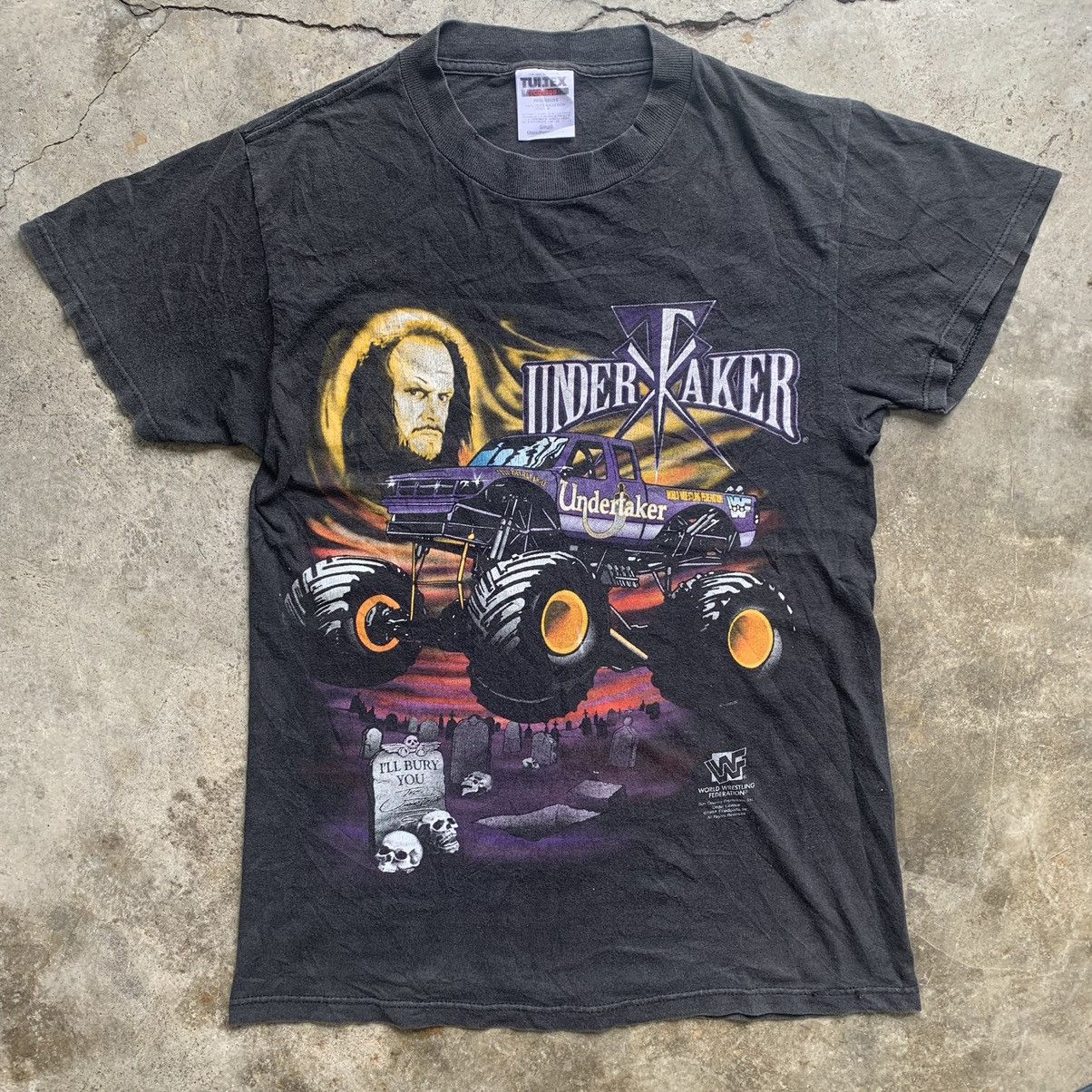 Tultex Undertaker vintage WWF 90s black tshirt tee Size US S / EU 44-46 / 1 - 7 Thumbnail