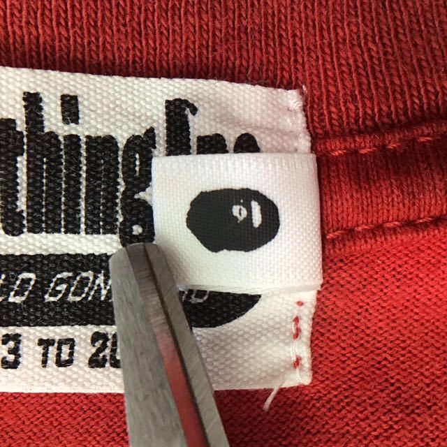 Bape BAPE sleeve shark red camo T-shirt a bathing ape Size US M / EU 48-50 / 2 - 8 Thumbnail