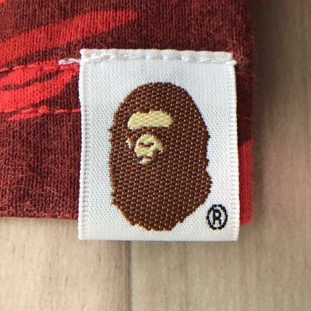 Bape BAPE sleeve shark red camo T-shirt a bathing ape Size US M / EU 48-50 / 2 - 6 Thumbnail