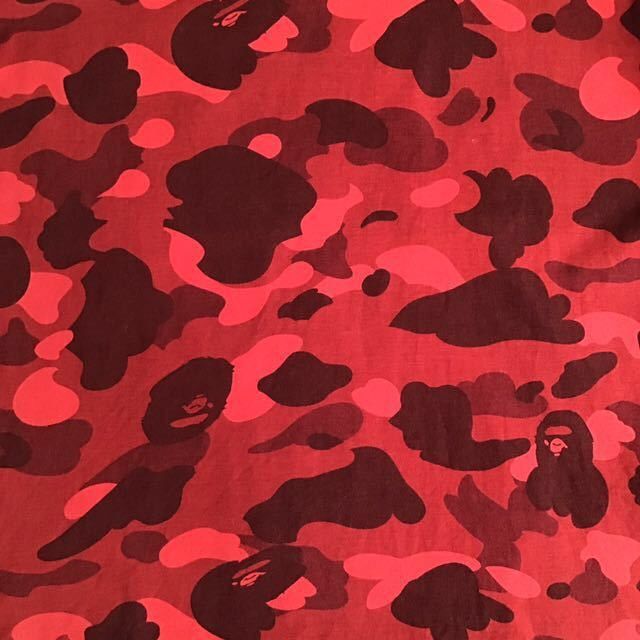 Bape BAPE sleeve shark red camo T-shirt a bathing ape Size US M / EU 48-50 / 2 - 4 Thumbnail