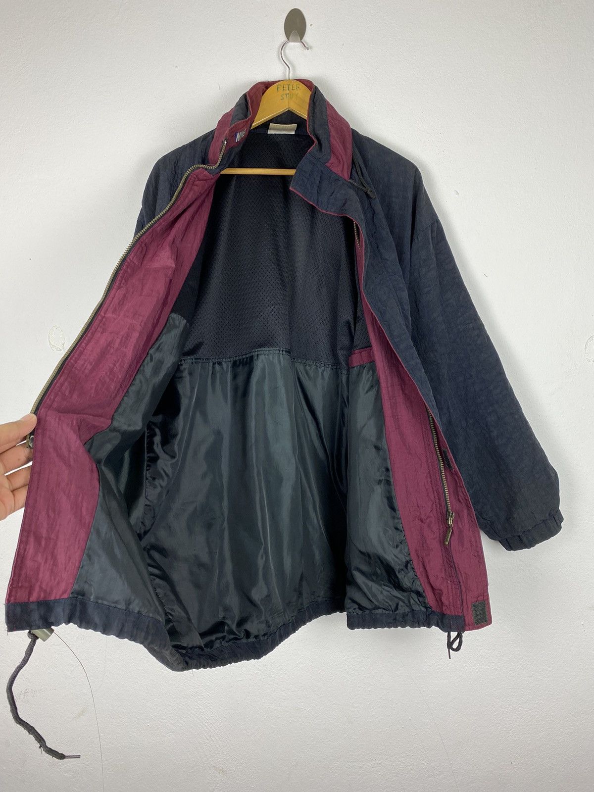 Nike × Vintage Vintage Nike Sport USA Flag Zipper Jacket - Large Size Size US L / EU 52-54 / 3 - 3 Thumbnail
