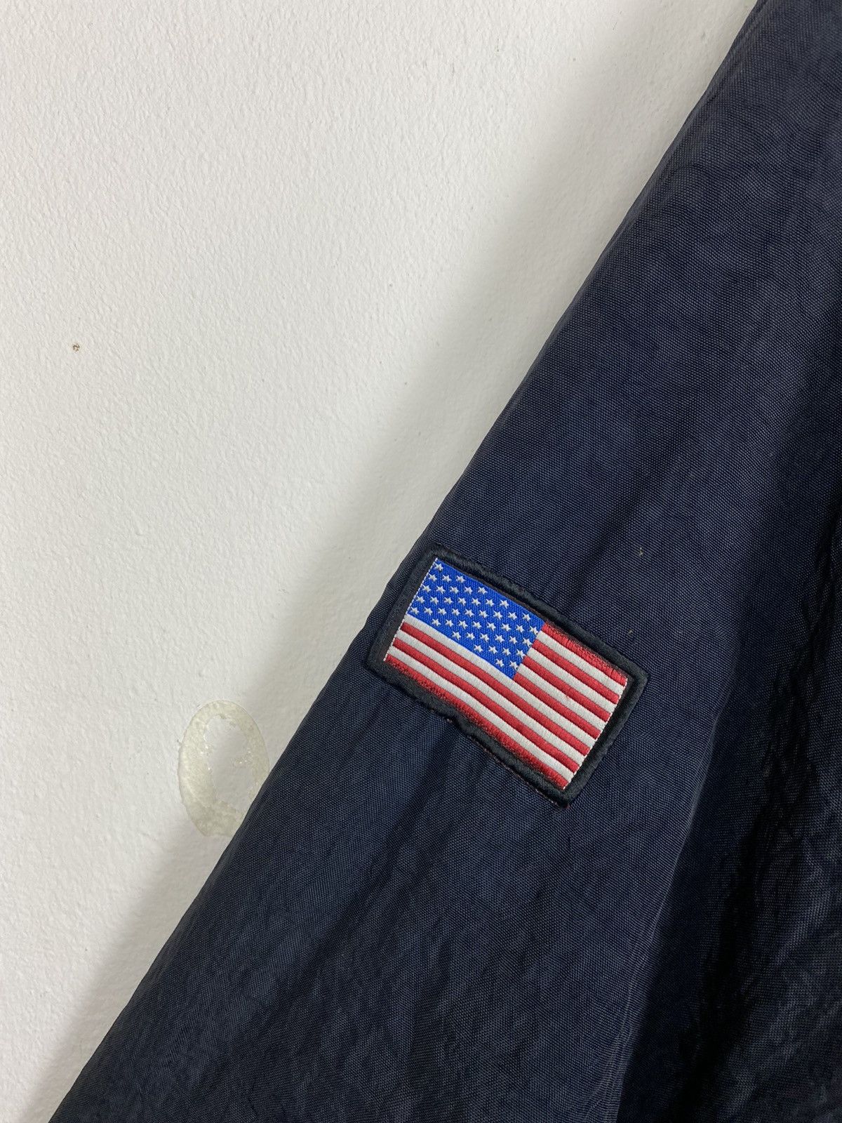 Nike × Vintage Vintage Nike Sport USA Flag Zipper Jacket - Large Size Size US L / EU 52-54 / 3 - 13 Thumbnail