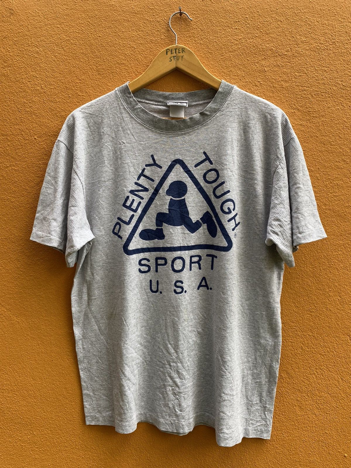Vintage 🔥VINTAGE PLENTY TOUGH SPORT USA BIG LOGO SHORT SLEEVE Size US M / EU 48-50 / 2 - 1 Thumbnail