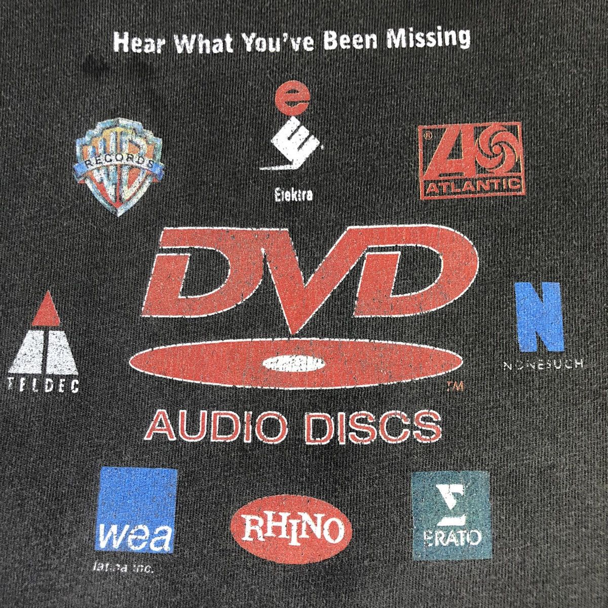 Vintage DVD Audio Discs Hear What You’ve Been Missing T Shirt XL Size US XL / EU 56 / 4 - 4 Thumbnail