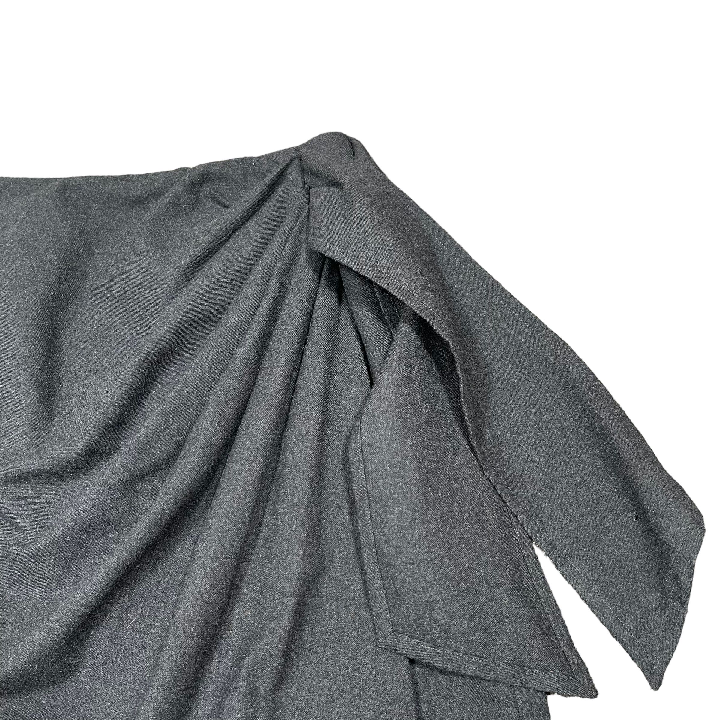 Christian Dior Monsieur × Vintage Christian Dior 1990s Pleated Wool Skirt Size 24" / US 00 / IT 34 - 4 Thumbnail