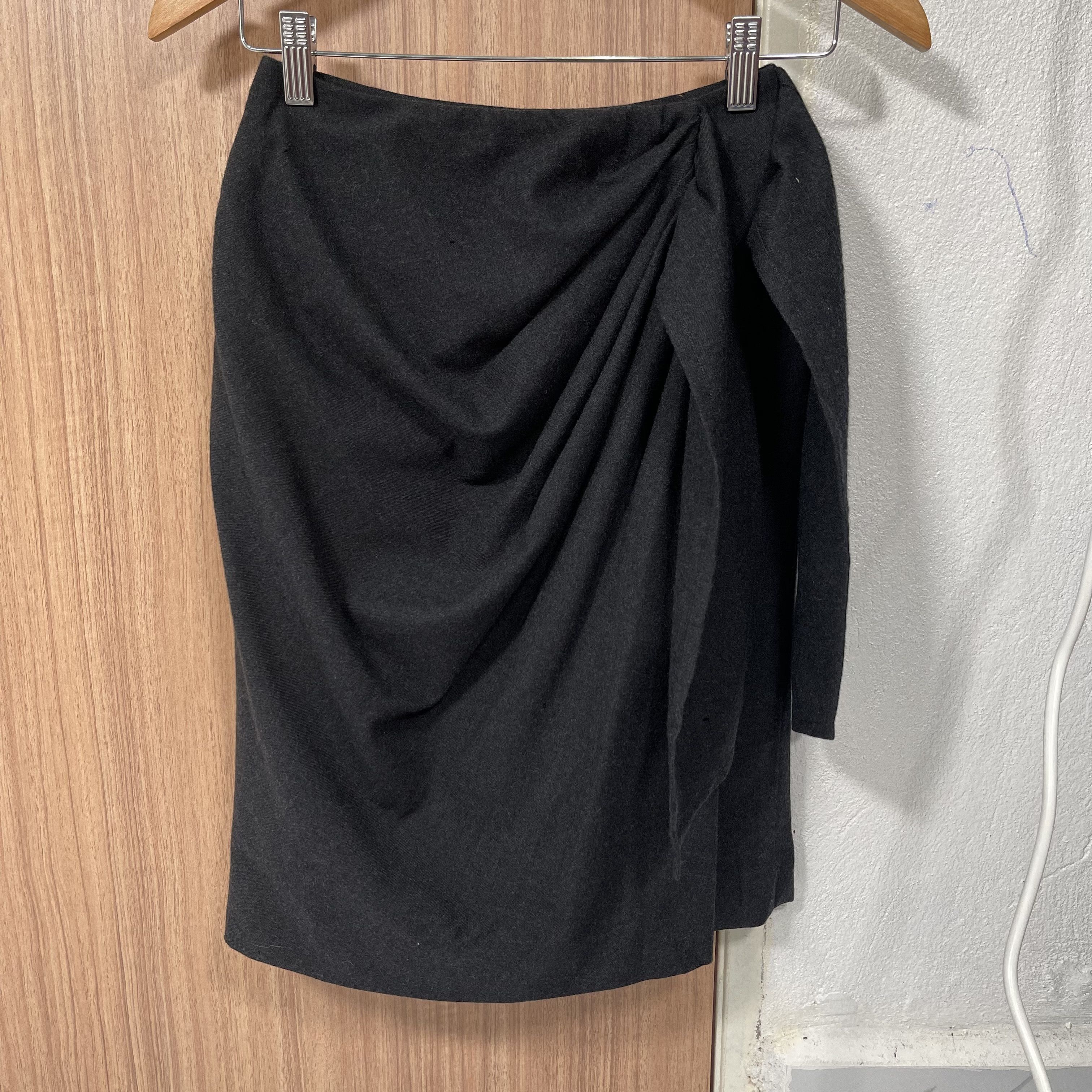 Christian Dior Monsieur × Vintage Christian Dior 1990s Pleated Wool Skirt Size 24" / US 00 / IT 34 - 9 Thumbnail