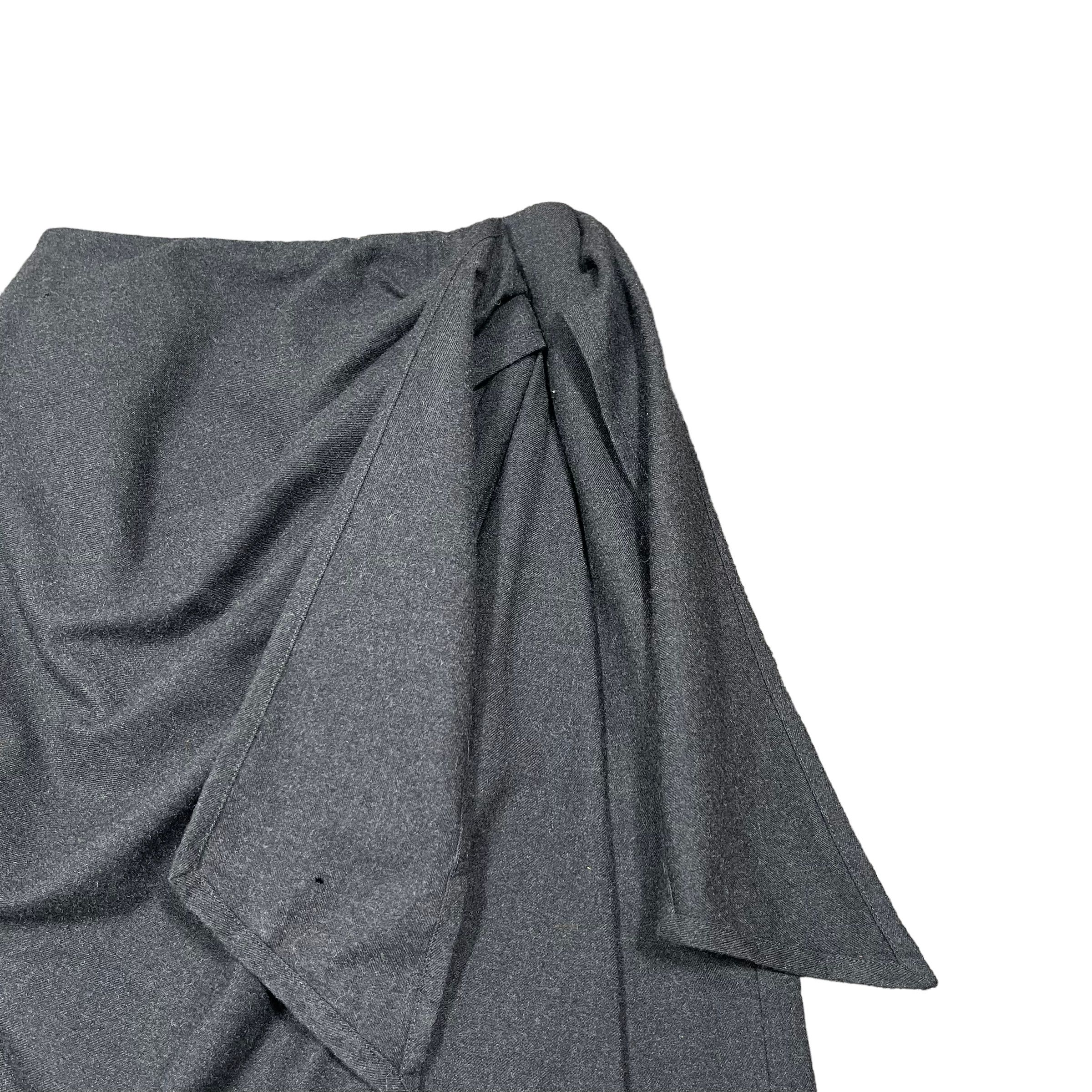 Christian Dior Monsieur × Vintage Christian Dior 1990s Pleated Wool Skirt Size 24" / US 00 / IT 34 - 5 Thumbnail