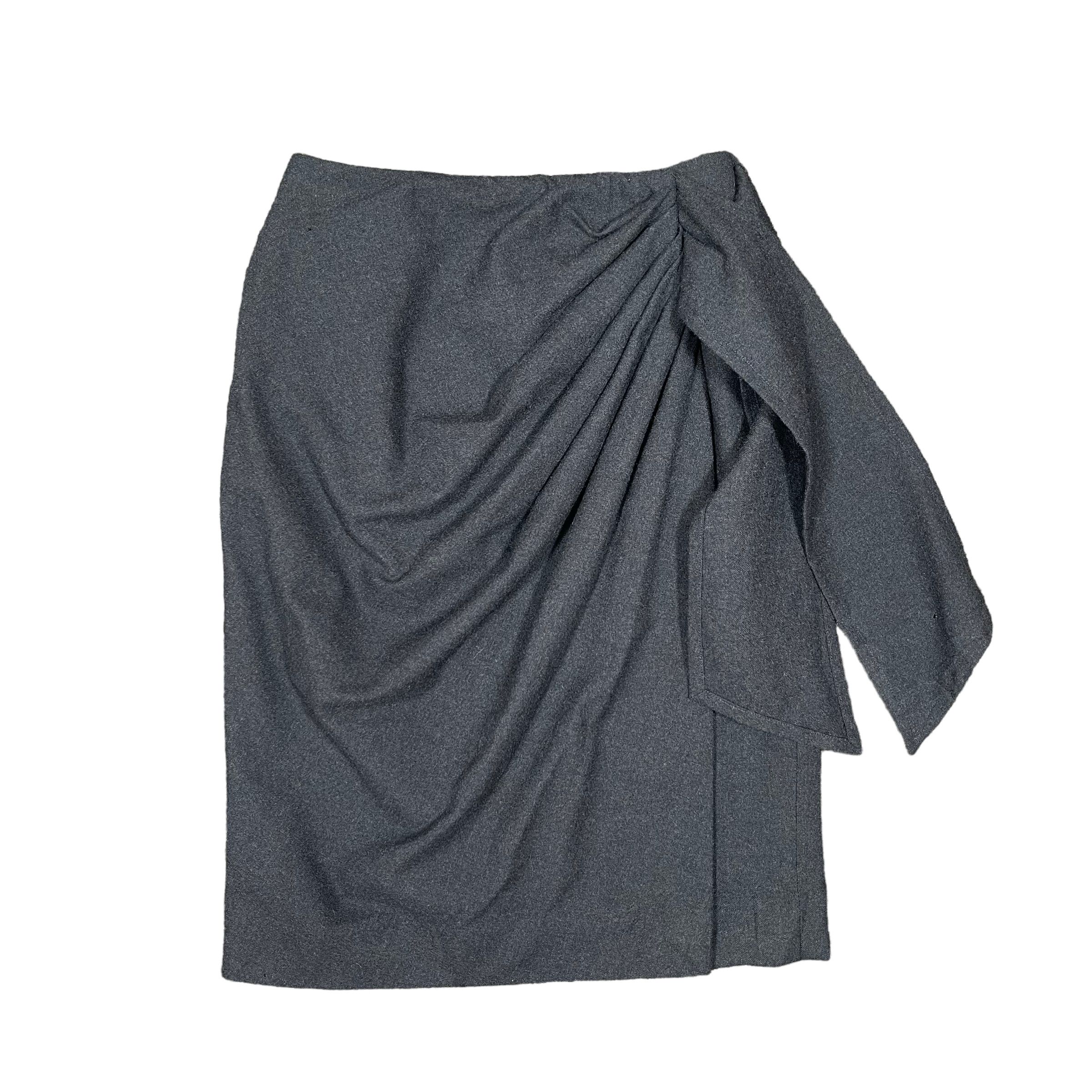 Christian Dior Monsieur × Vintage Christian Dior 1990s Pleated Wool Skirt Size 24" / US 00 / IT 34 - 1 Thumbnail