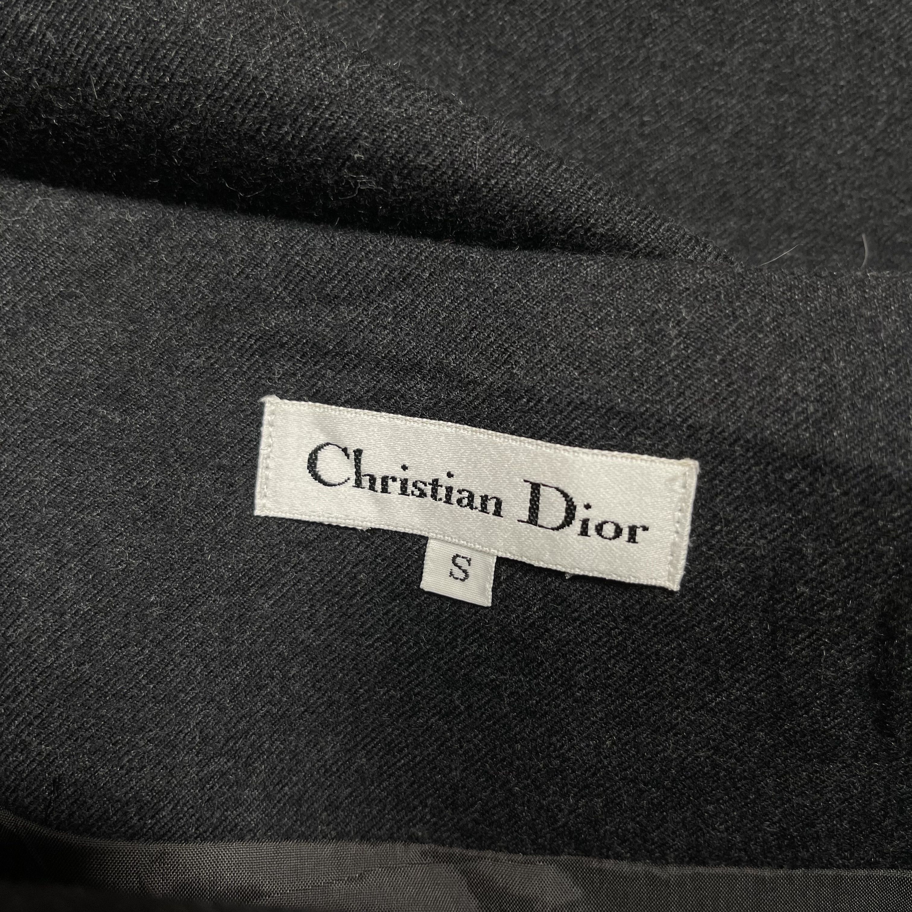 Christian Dior Monsieur × Vintage Christian Dior 1990s Pleated Wool Skirt Size 24" / US 00 / IT 34 - 6 Thumbnail
