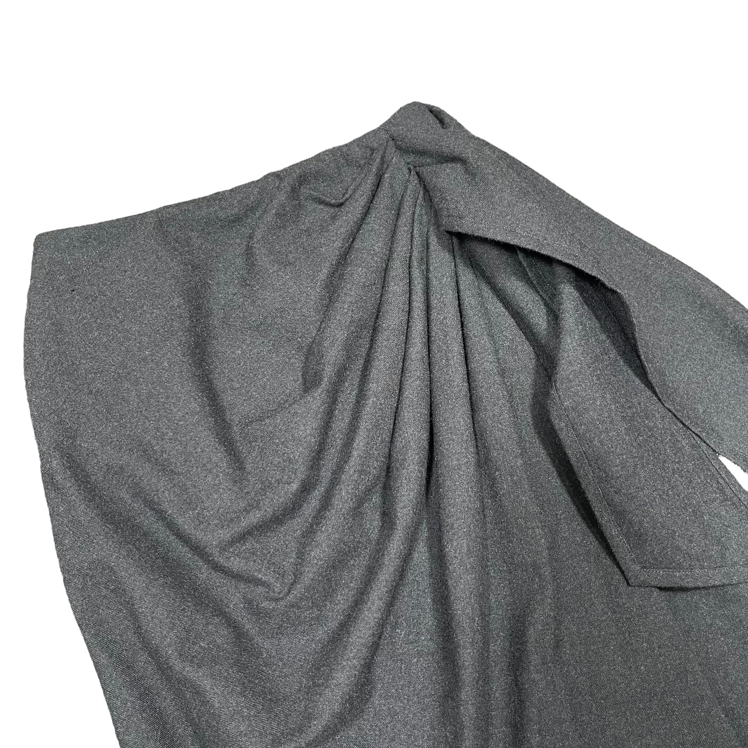 Christian Dior Monsieur × Vintage Christian Dior 1990s Pleated Wool Skirt Size 24" / US 00 / IT 34 - 3 Thumbnail