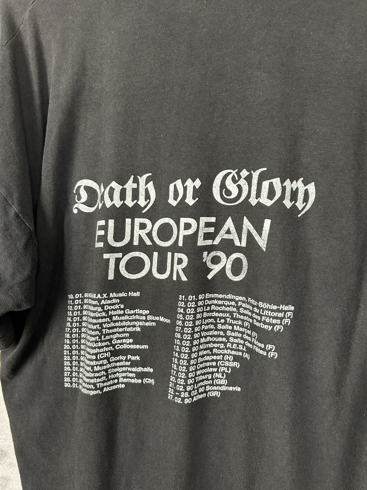 Band Tees Vintage Running Wild 1990 European Tour Ultra Rare Graphic Size US XL / EU 56 / 4 - 5 Thumbnail