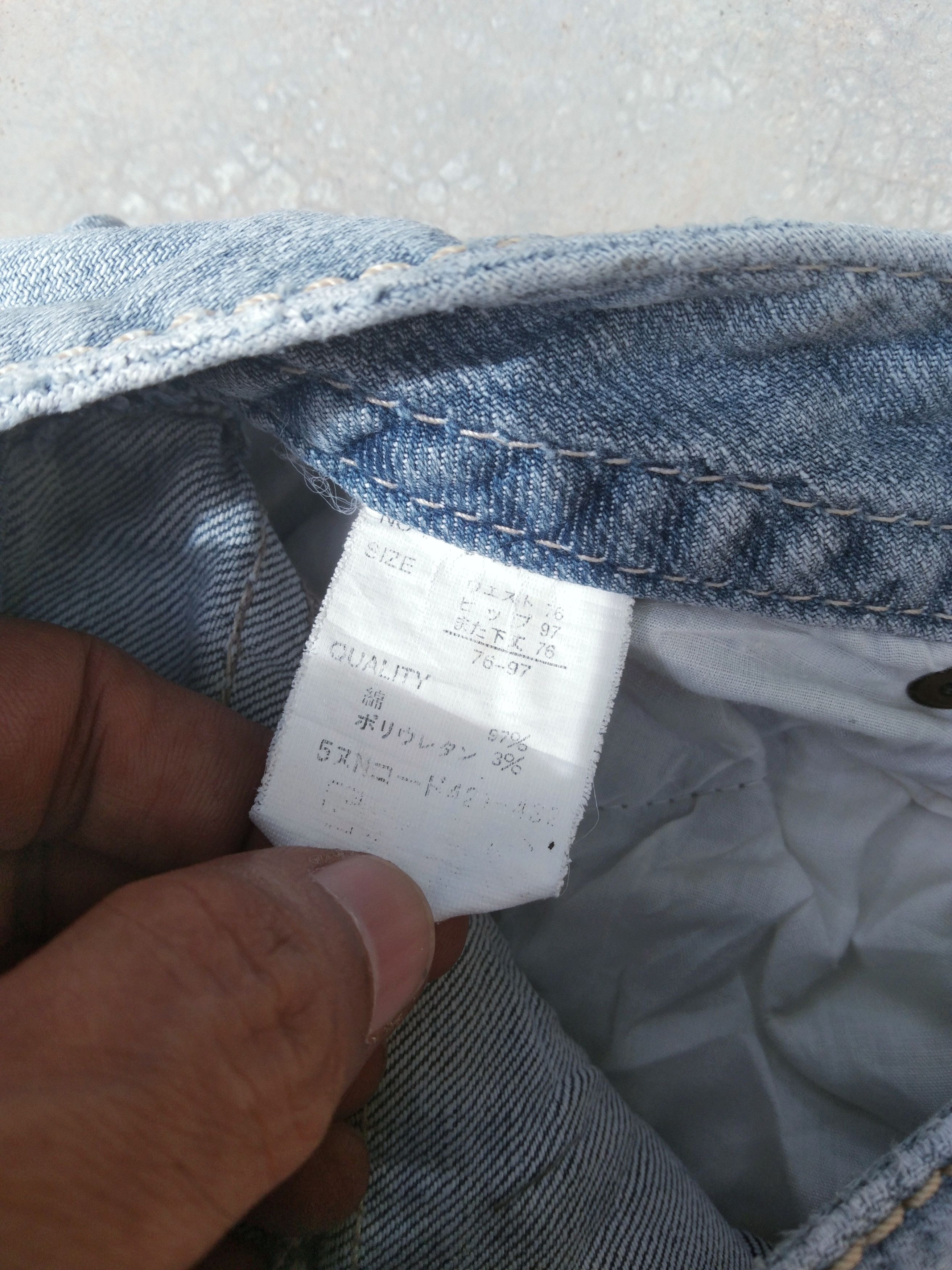 Japanese Brand × Jean × Vintage Japanese Brand Flared Boot Cut Jeans 32x30 Size US 32 / EU 48 - 7 Thumbnail