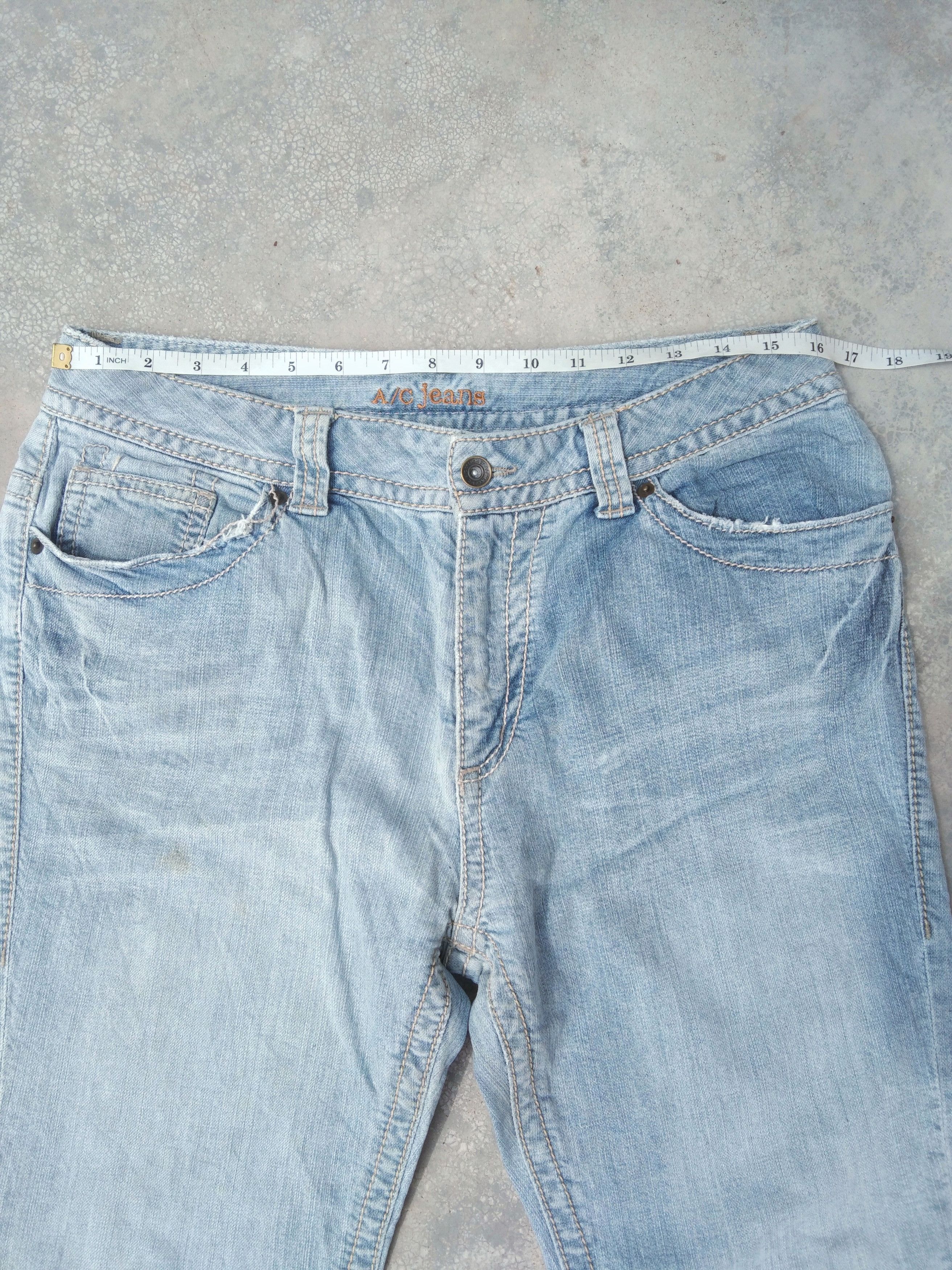 Japanese Brand × Jean × Vintage Japanese Brand Flared Boot Cut Jeans 32x30 Size US 32 / EU 48 - 5 Thumbnail
