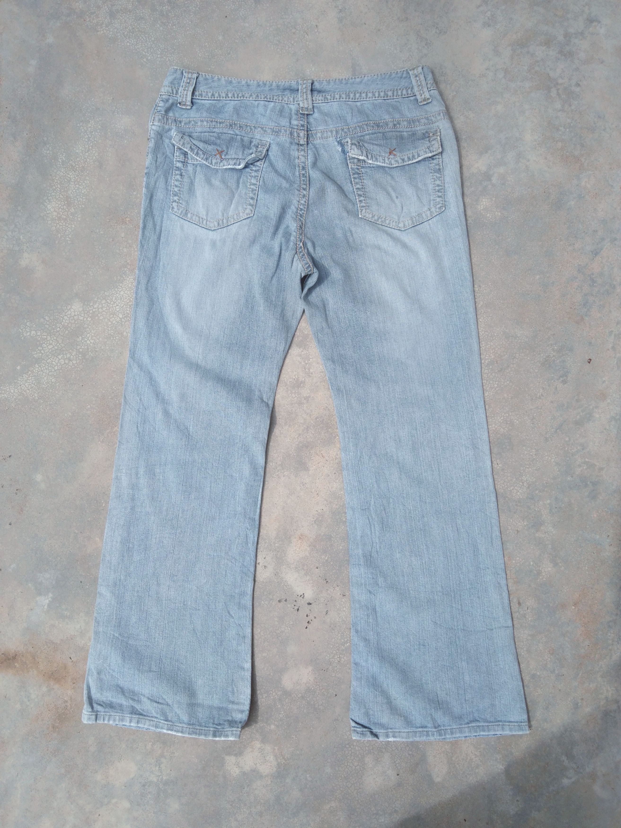 Japanese Brand × Jean × Vintage Japanese Brand Flared Boot Cut Jeans 32x30 Size US 32 / EU 48 - 2 Thumbnail