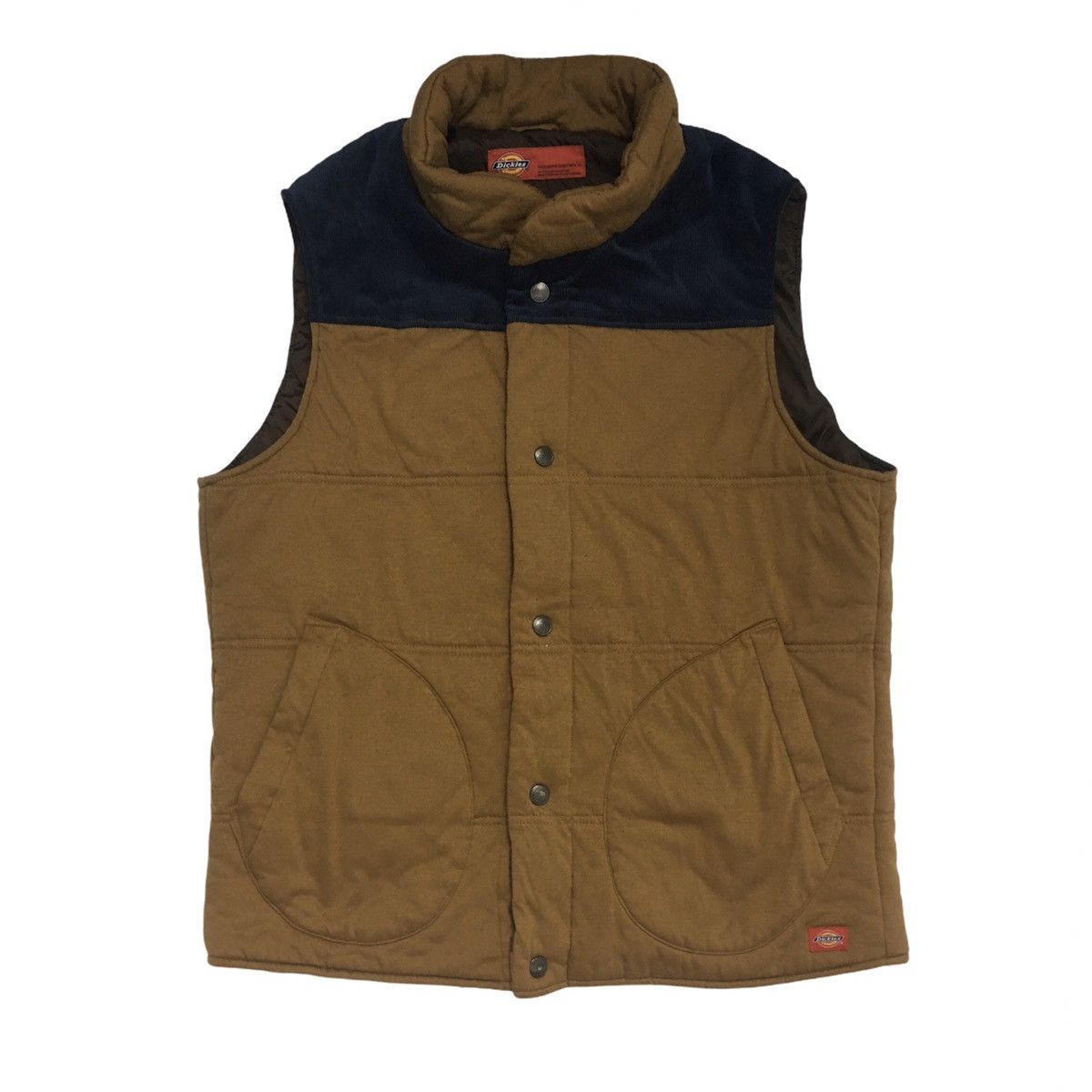 image of Dickies Vest Outwear Style in Brown, Men's (Size Small)