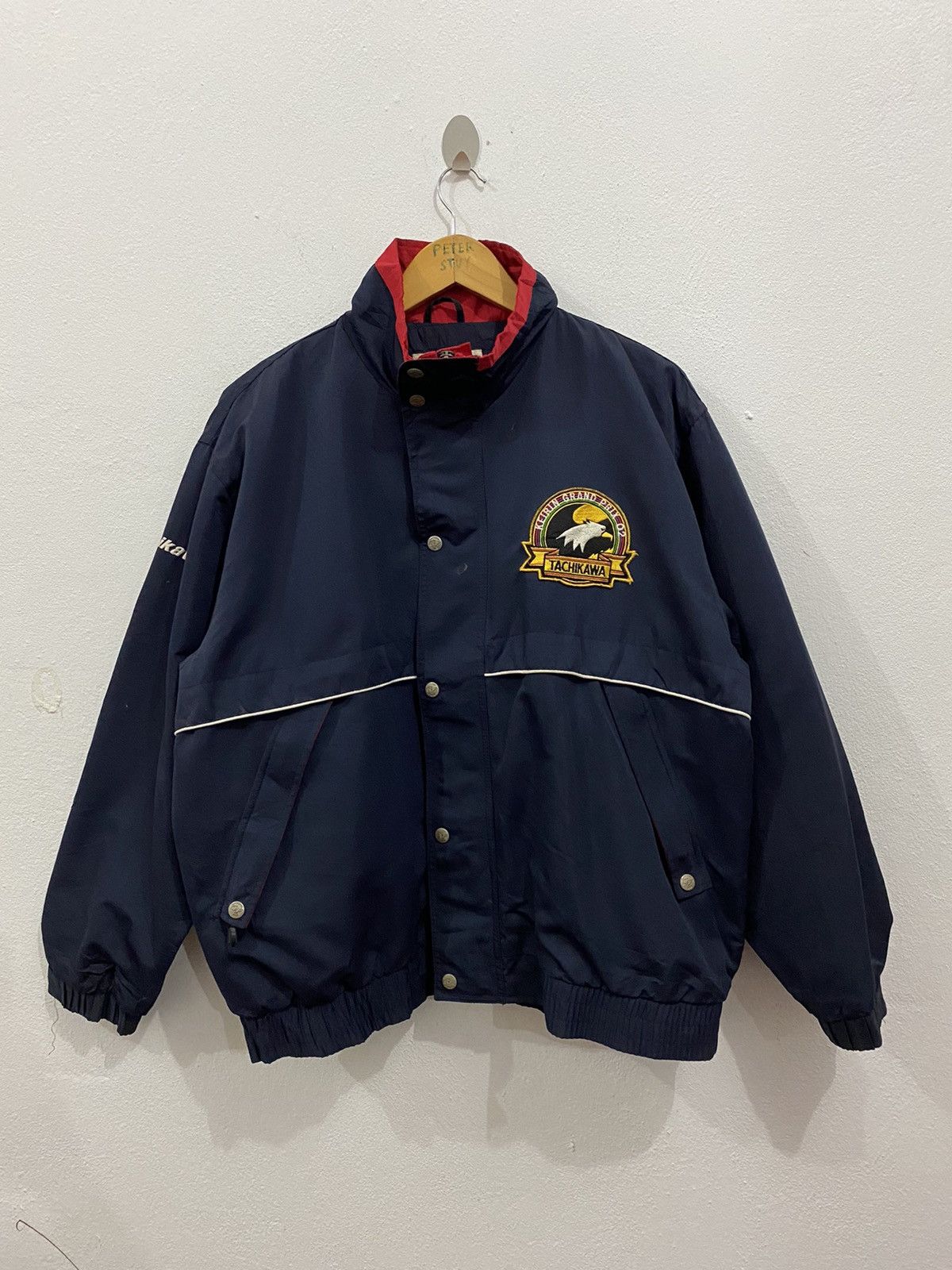 Japanese Brand × Vintage Vintage Keirin Grand Prix 02 Bomber Jacket Size US L / EU 52-54 / 3 - 2 Thumbnail