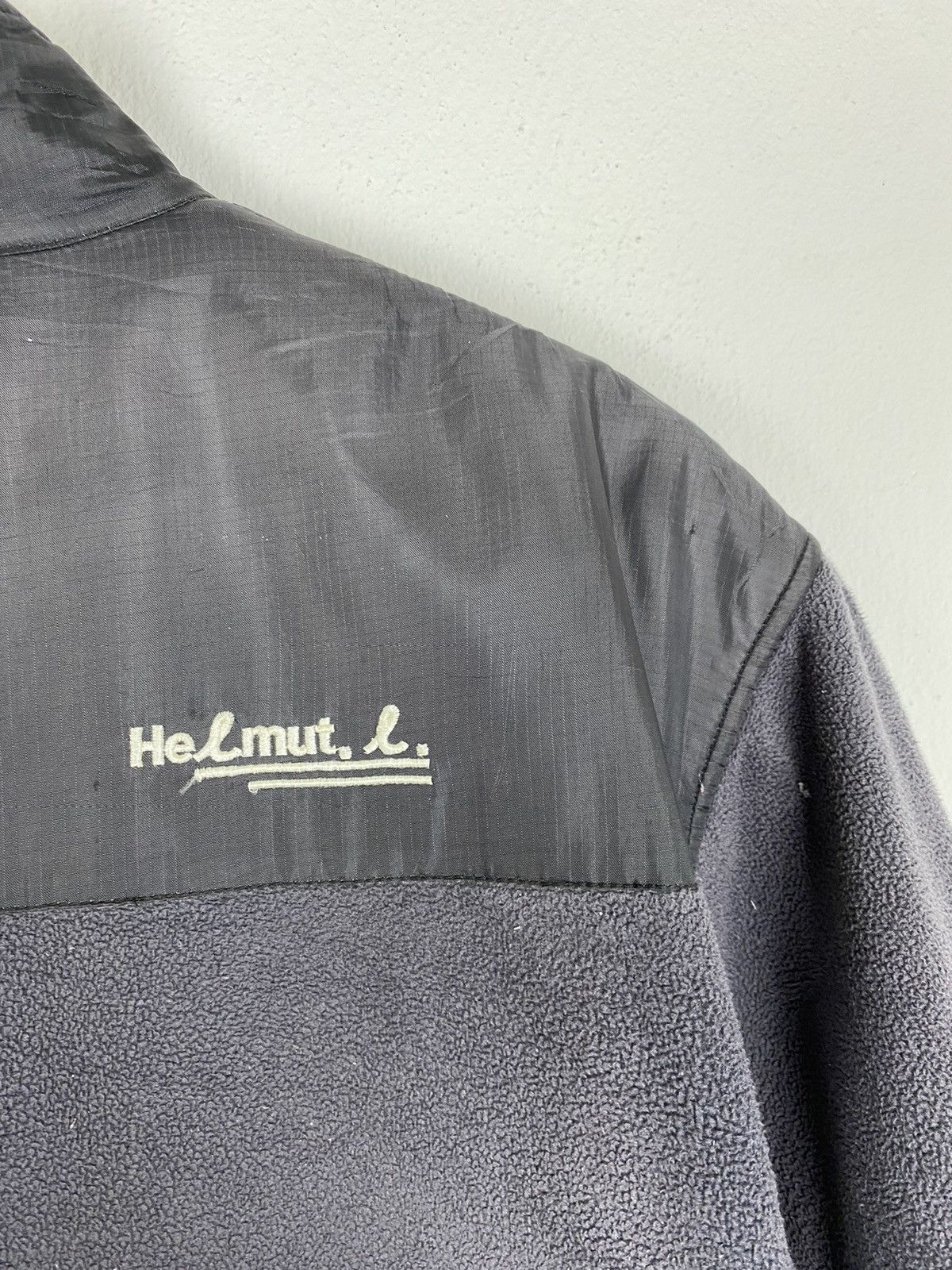 Japanese Brand Helmut Lang Wind Breaker Fleece Jacket Size US L / EU 52-54 / 3 - 9 Thumbnail