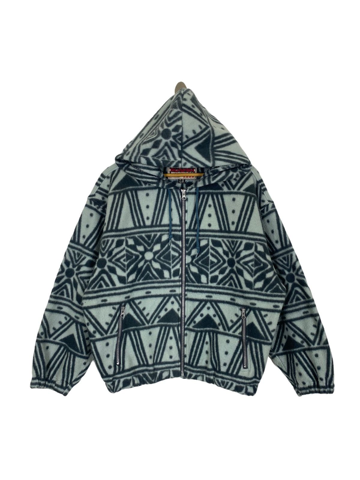 Goldwin × Vintage VINTAGE GOLDWIN PRINTED FLEECE HODDIES JACKET -GK118 Size US M / EU 48-50 / 2 - 1 Thumbnail