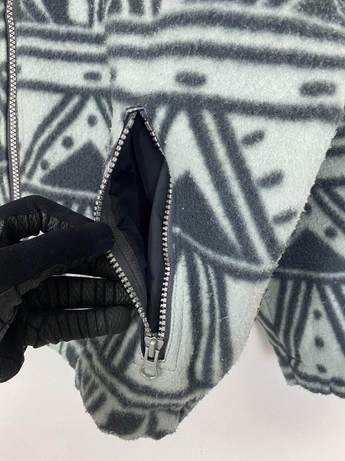 Goldwin × Vintage VINTAGE GOLDWIN PRINTED FLEECE HODDIES JACKET -GK118 Size US M / EU 48-50 / 2 - 6 Thumbnail