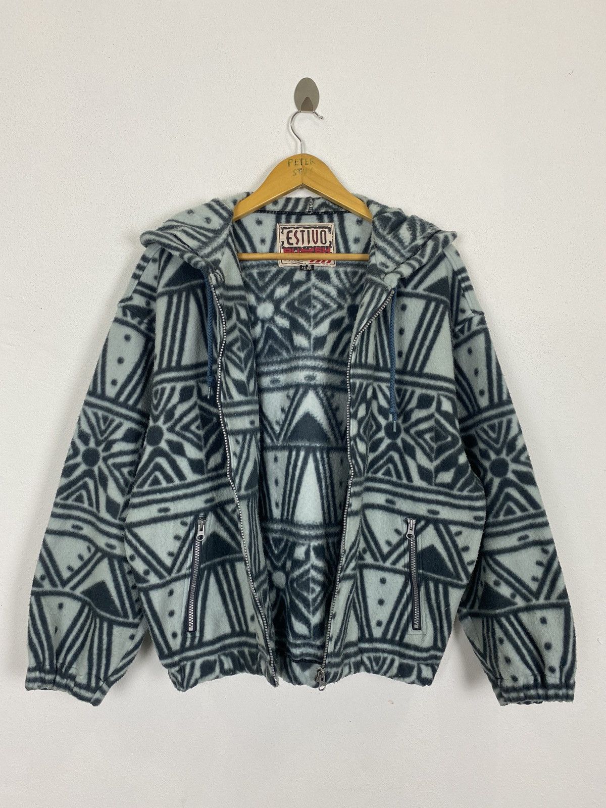 Goldwin × Vintage VINTAGE GOLDWIN PRINTED FLEECE HODDIES JACKET -GK118 Size US M / EU 48-50 / 2 - 3 Thumbnail