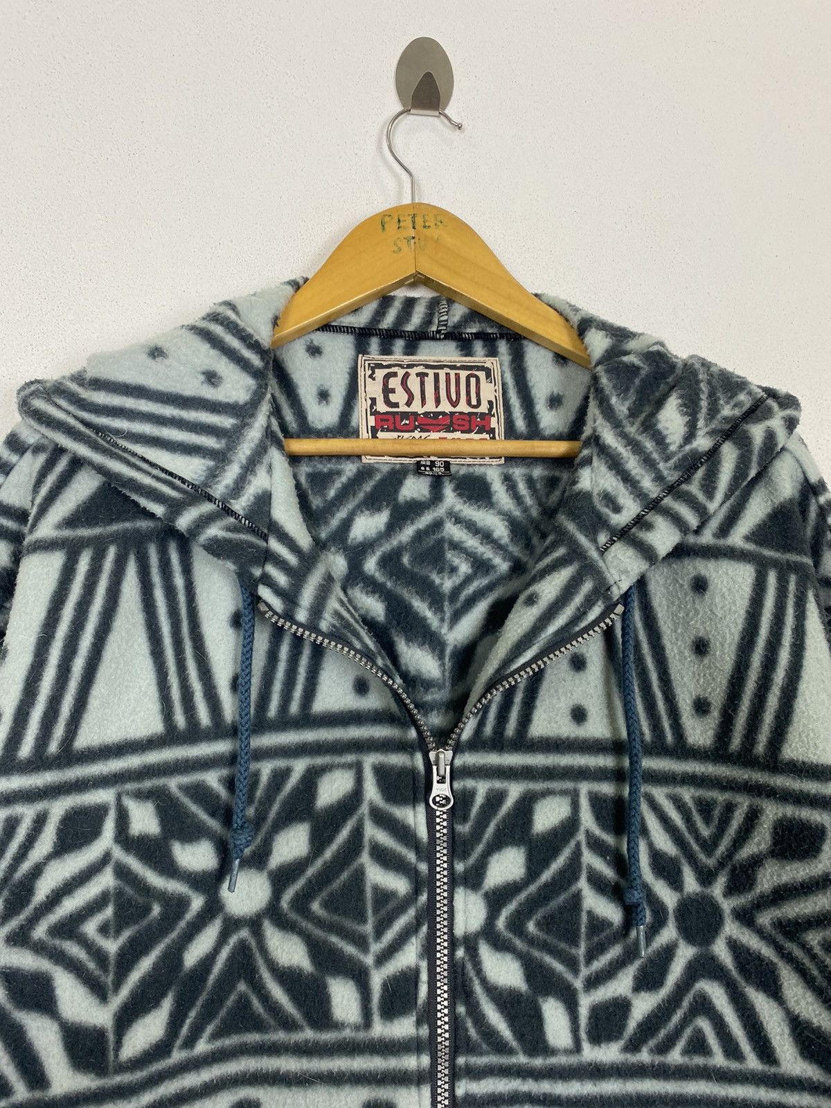 Goldwin × Vintage VINTAGE GOLDWIN PRINTED FLEECE HODDIES JACKET -GK118 Size US M / EU 48-50 / 2 - 5 Thumbnail